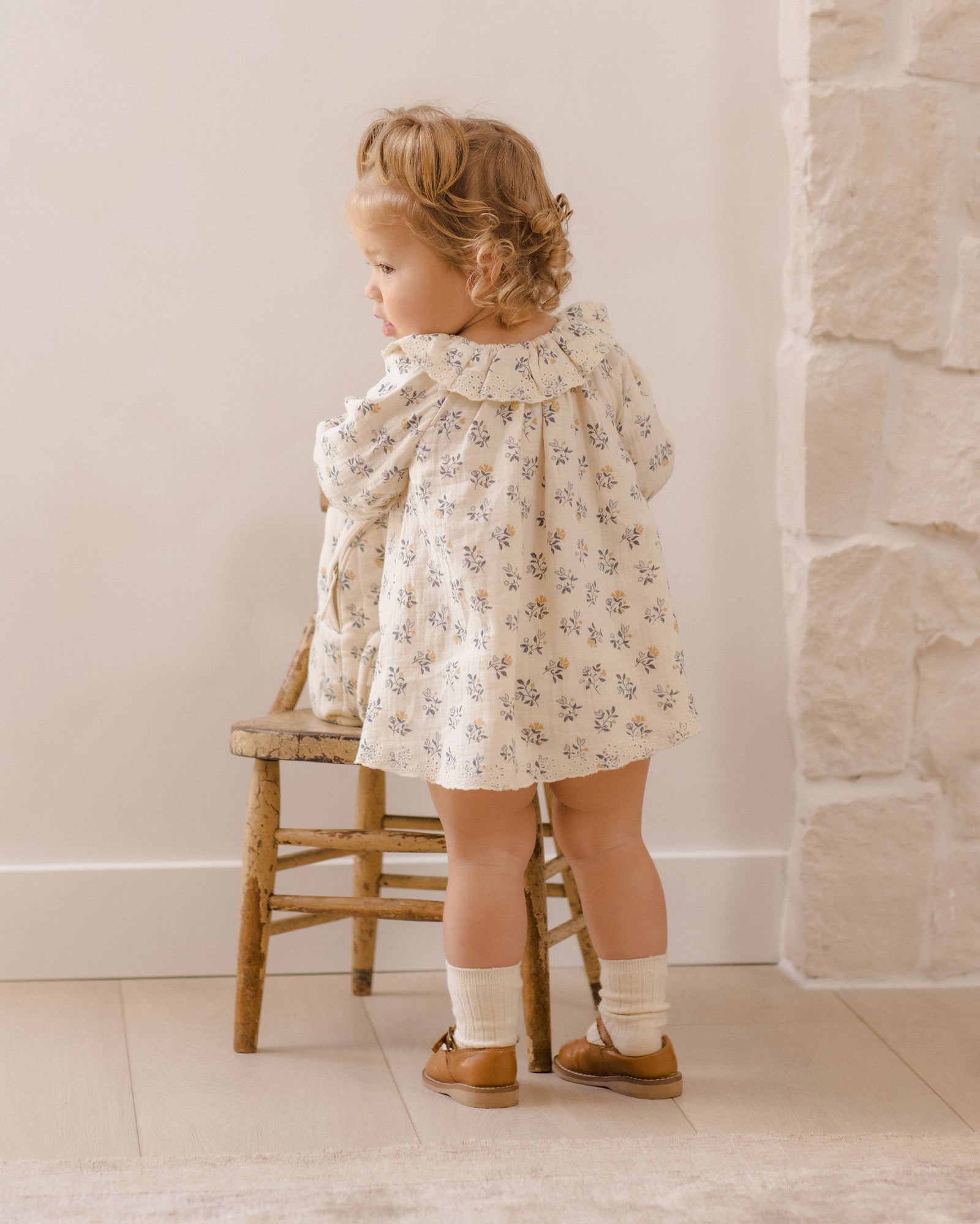Quincy Mae Longsleeve Isla Dress | French Floral