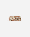Quincy Mae Knotted Headband | Cinnamon Stripe