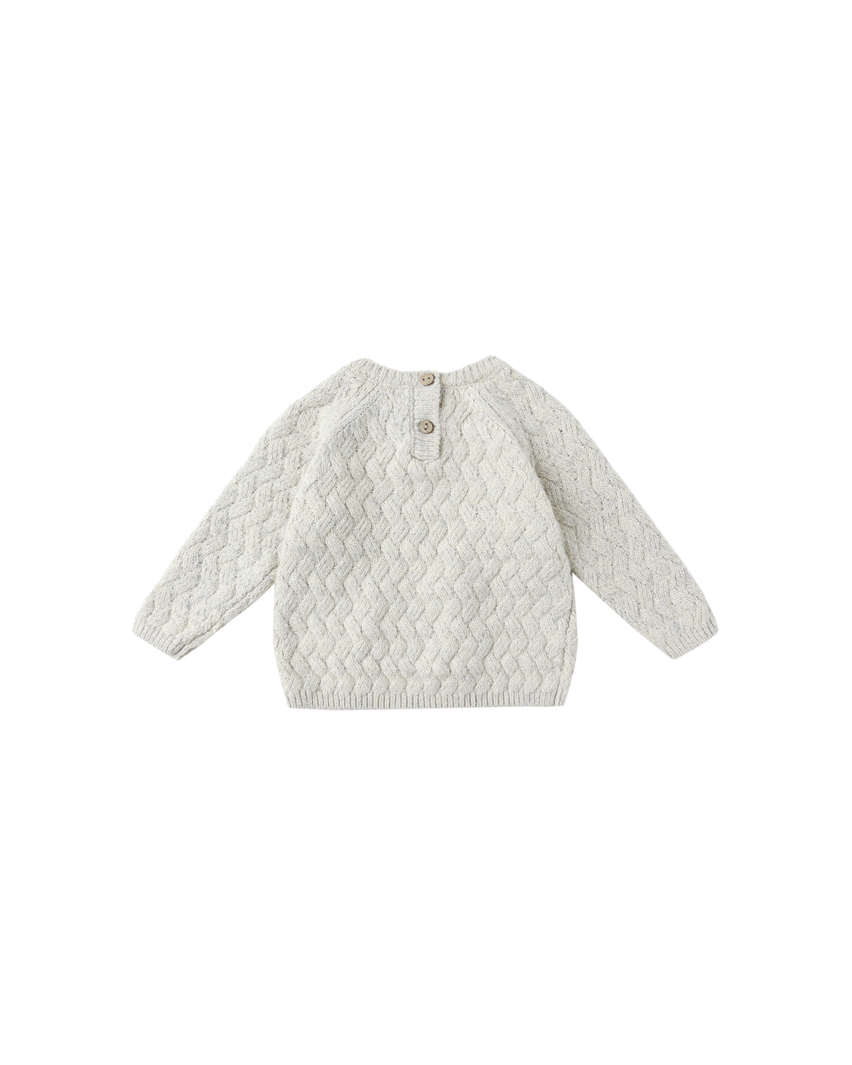 Quincy Mae Knit Sweater | Heather Blue