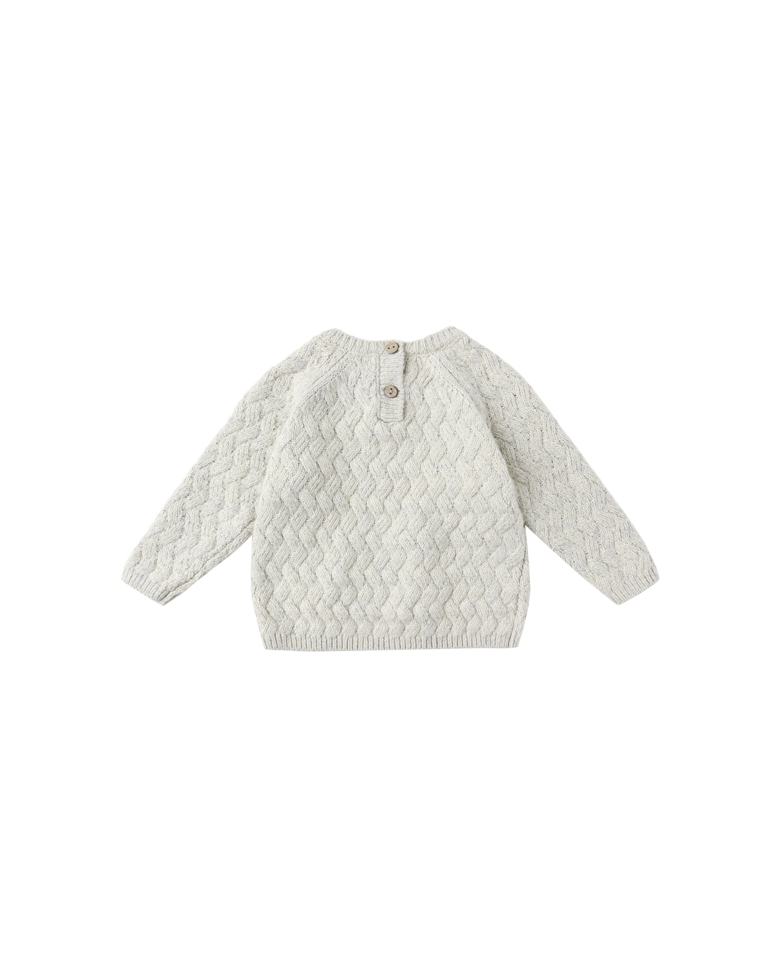 Quincy Mae Knit Sweater | Heather Blue