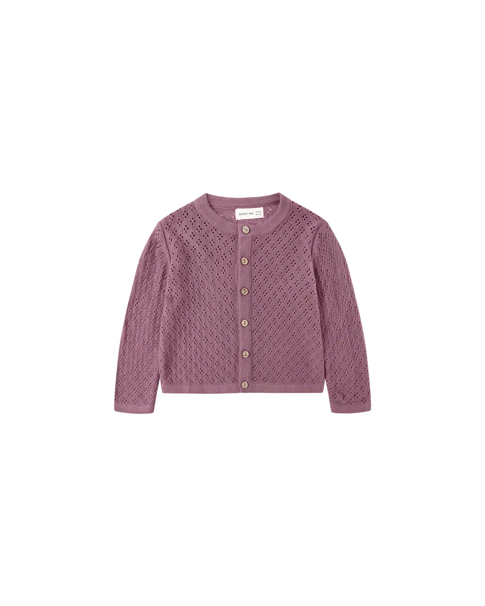Quincy Mae Knit Cardigan | Mulberry