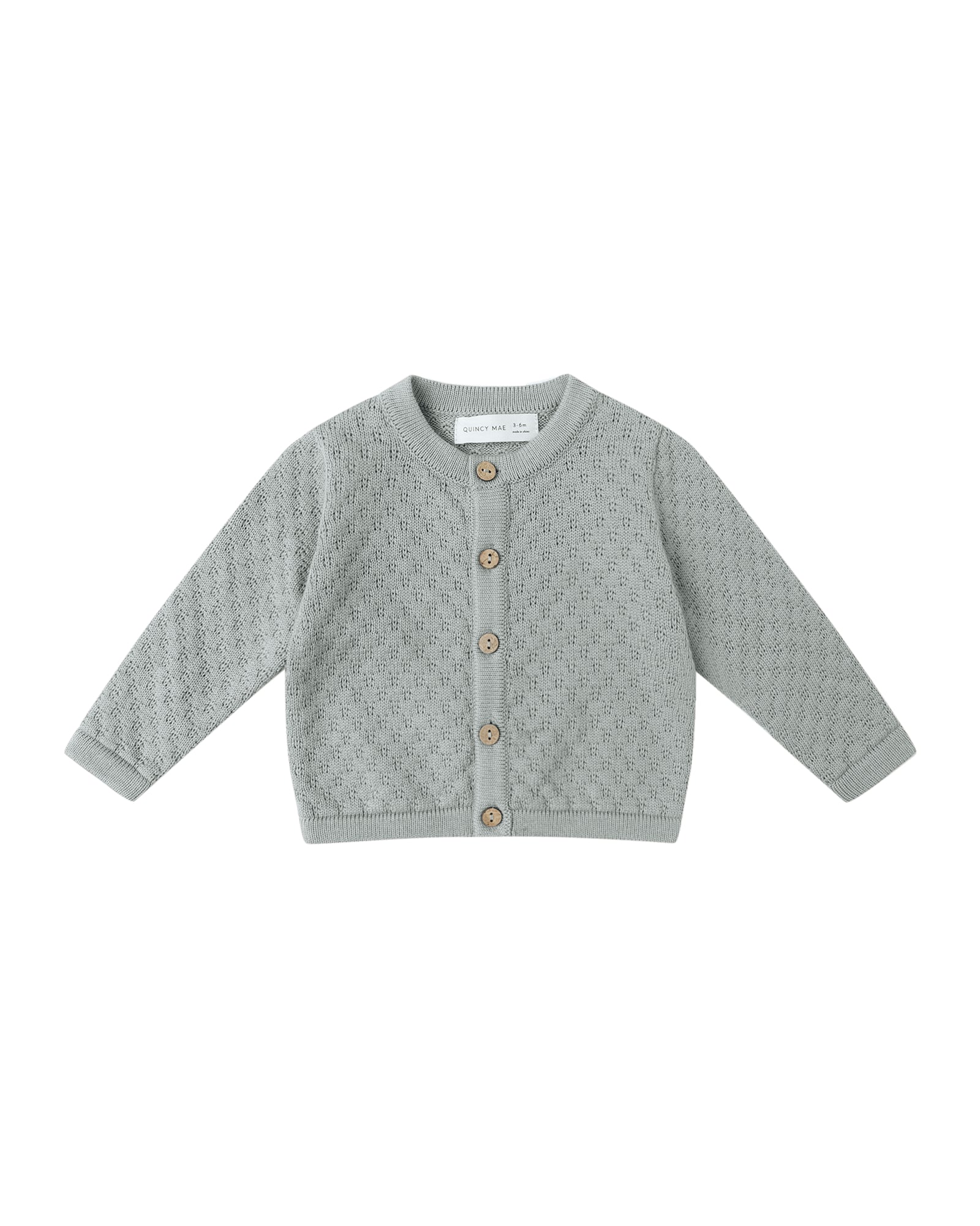 Quincy Mae Knit Cardigan | Steel Blue