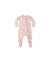 Quincy Mae Bamboo Zip Footie | Pink Ghosts