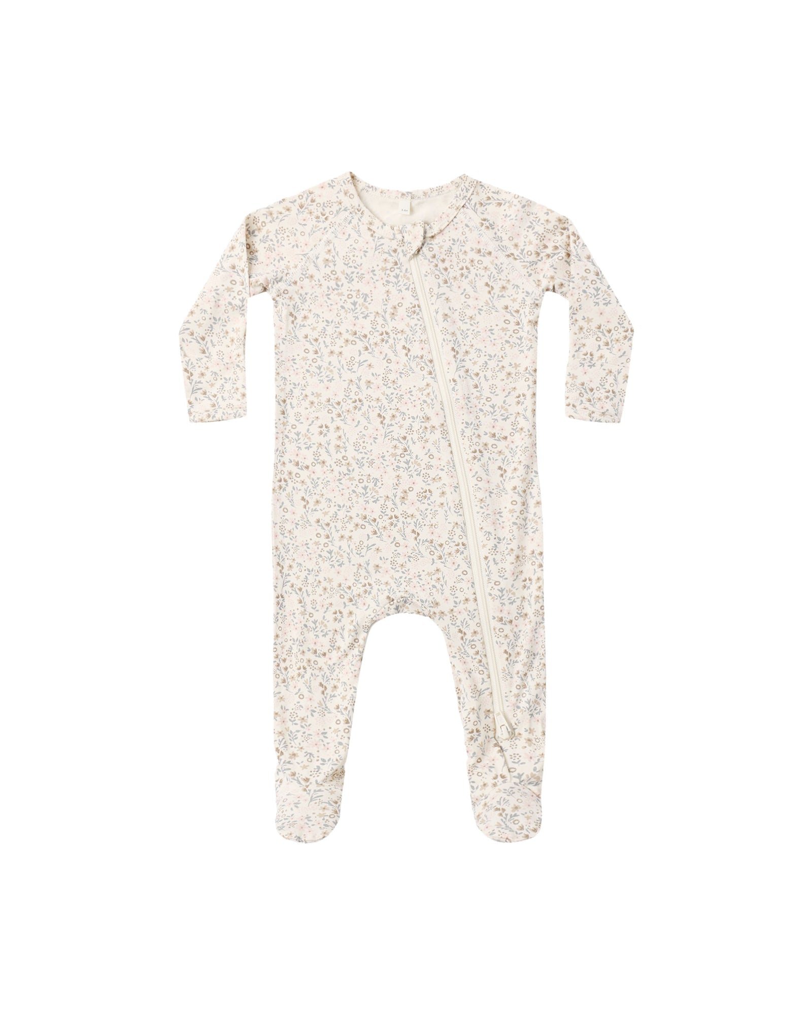 Quincy Mae Bamboo Zip Footie | Bloom