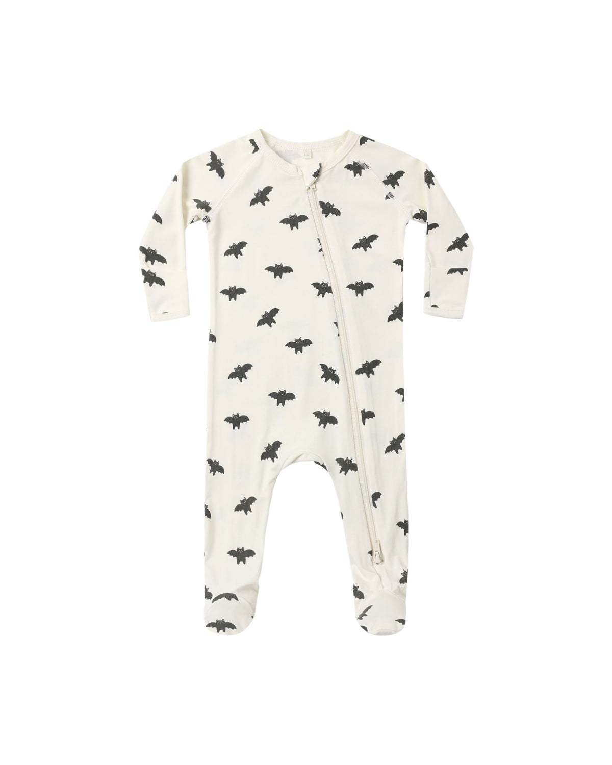 Quincy Mae Bamboo Zip Footie | Bats