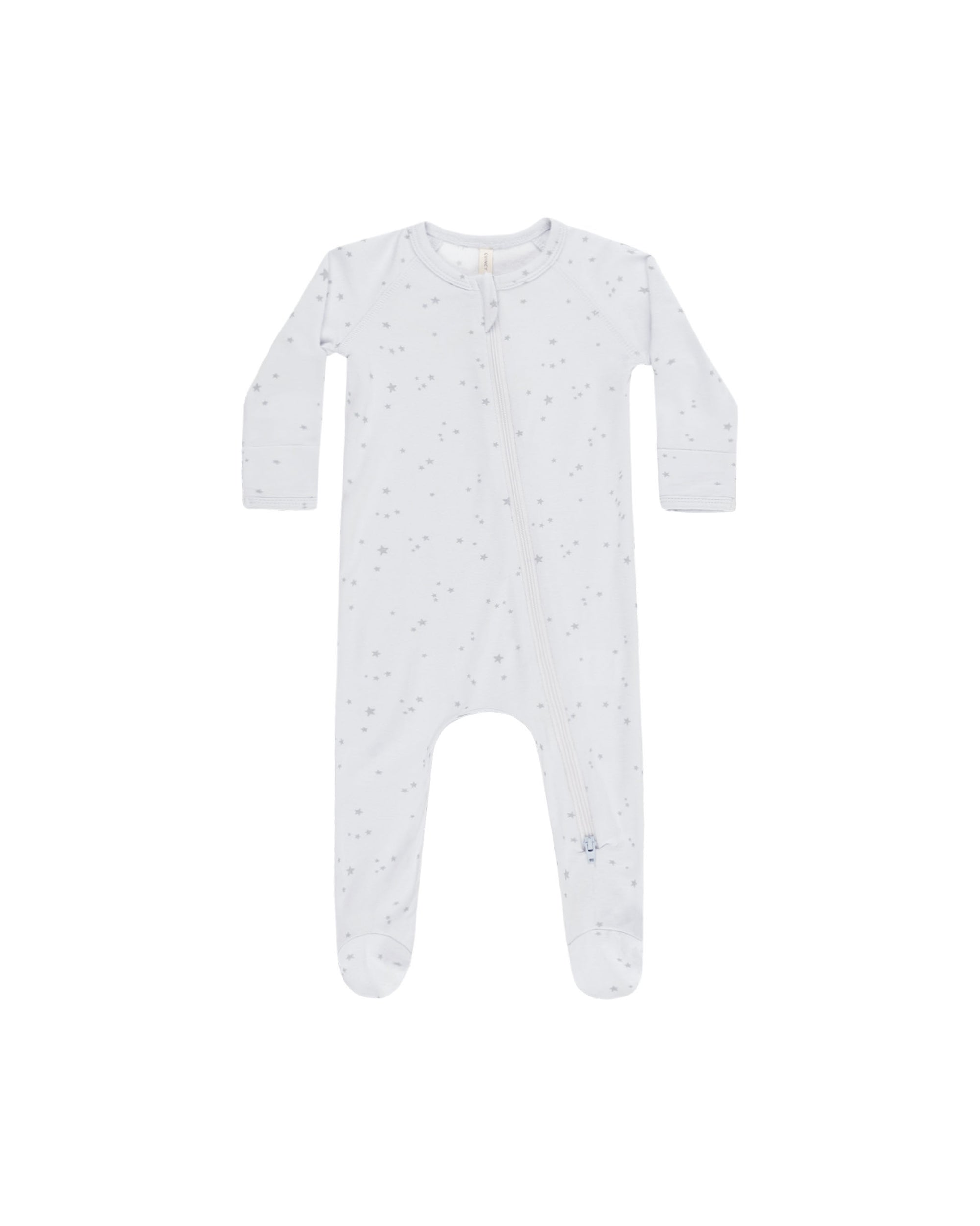 Quincy Mae Modal Zip Footie | Stars Fog