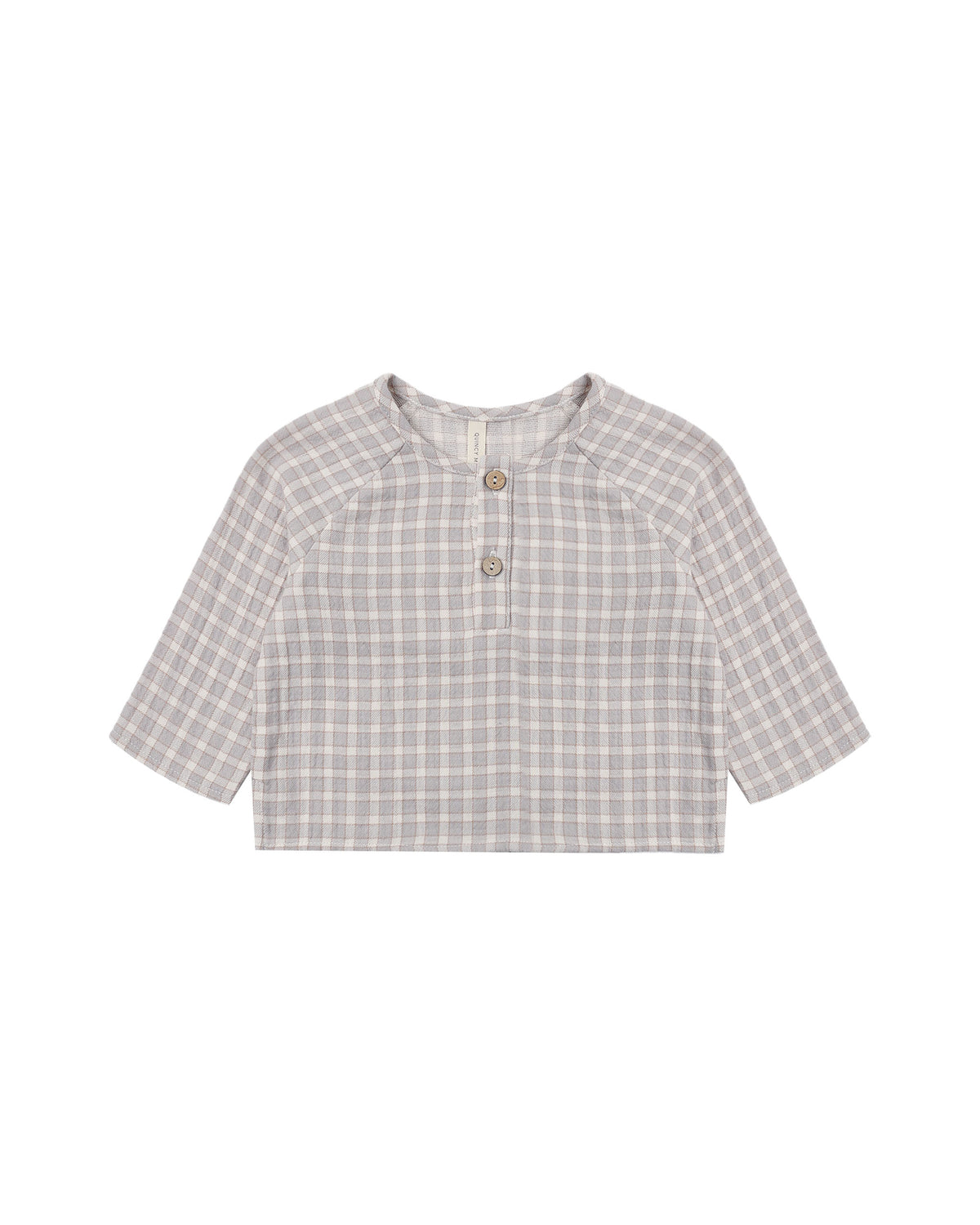 Quincy Mae Zion Shirt | Blue Gingham