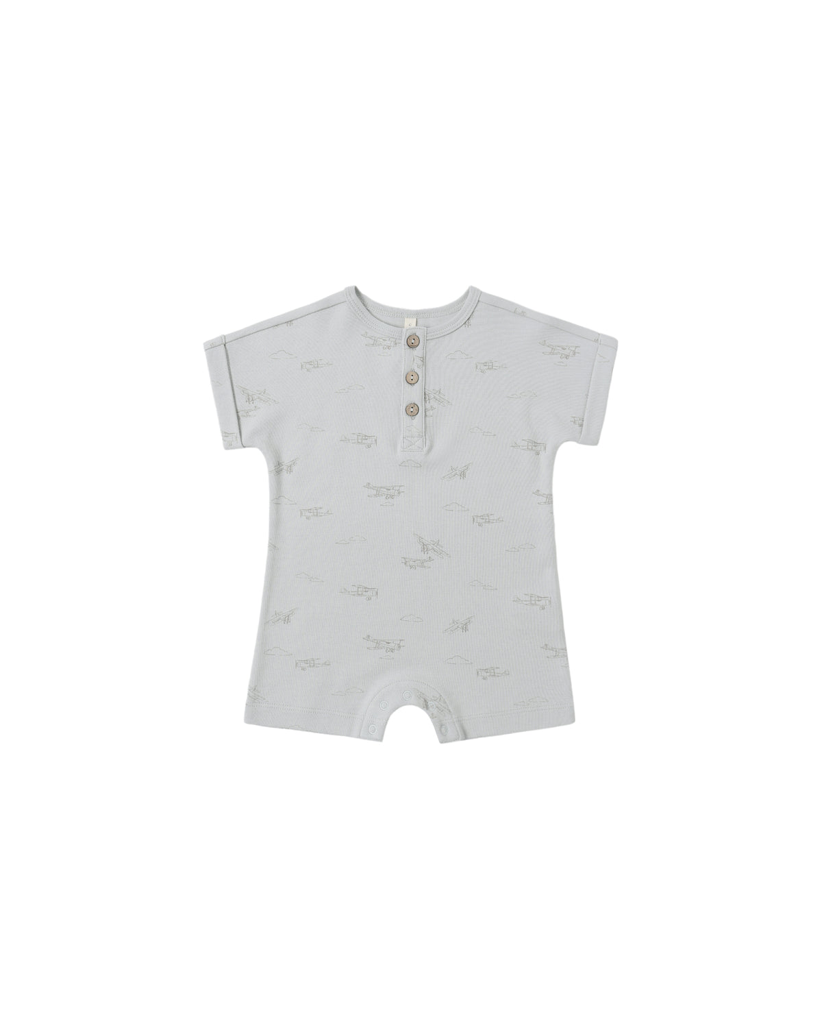 Quincy Mae Short Sleeve One Piece | Airplanes