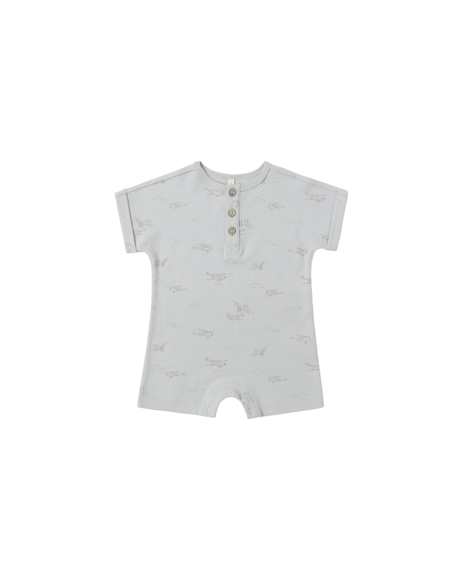 Quincy Mae Short Sleeve One Piece | Airplanes