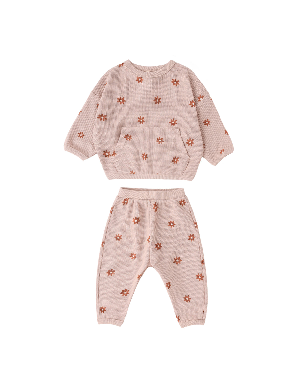 Quincy Mae Waffle Set | Pink Daisy