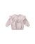 Quincy Mae Ruffle Fleece Sweatshirt | Bows