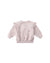 Quincy Mae Ruffle Fleece Sweatshirt | Bows