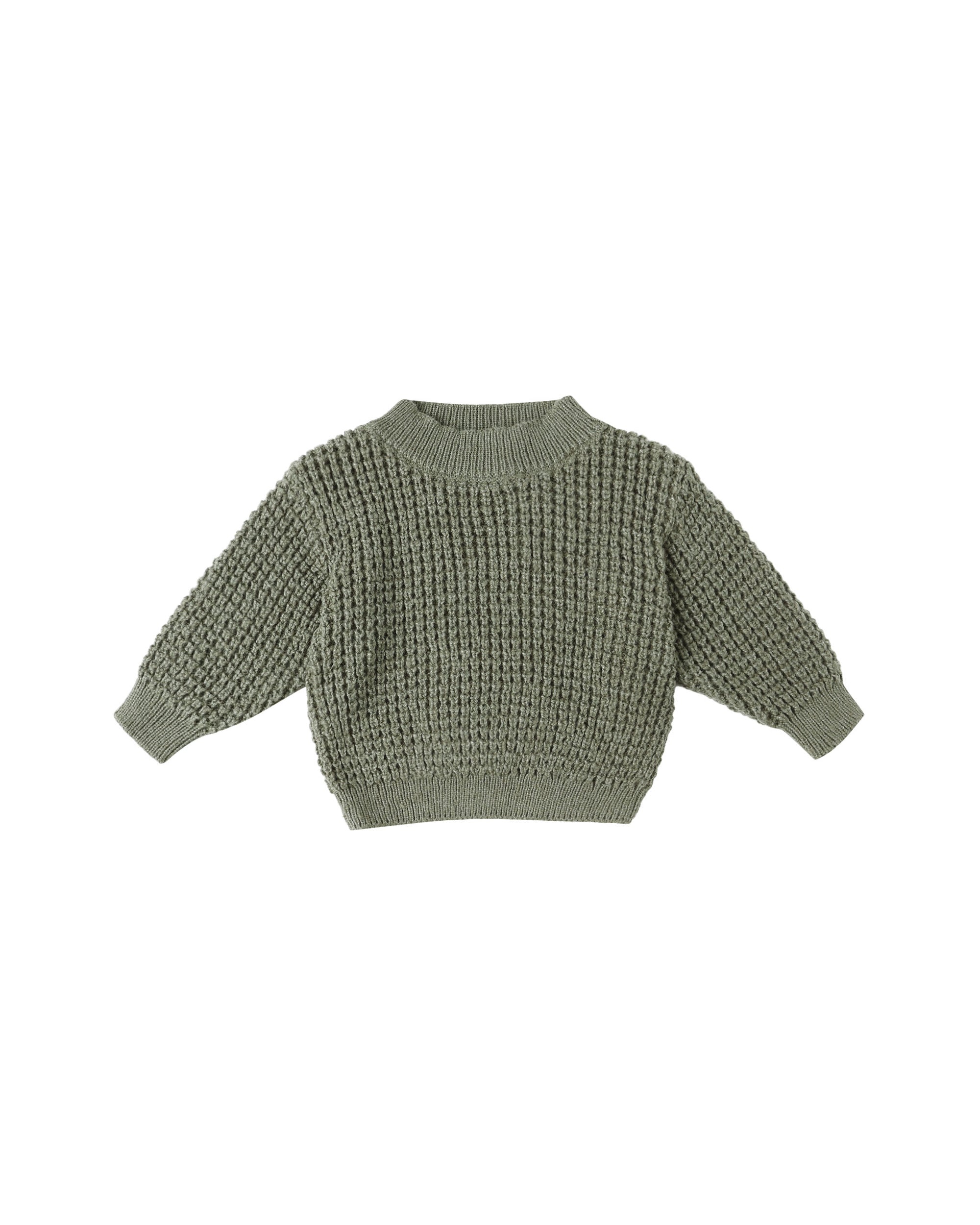 Quincy Mae Chunky Knit Sweater | Forest