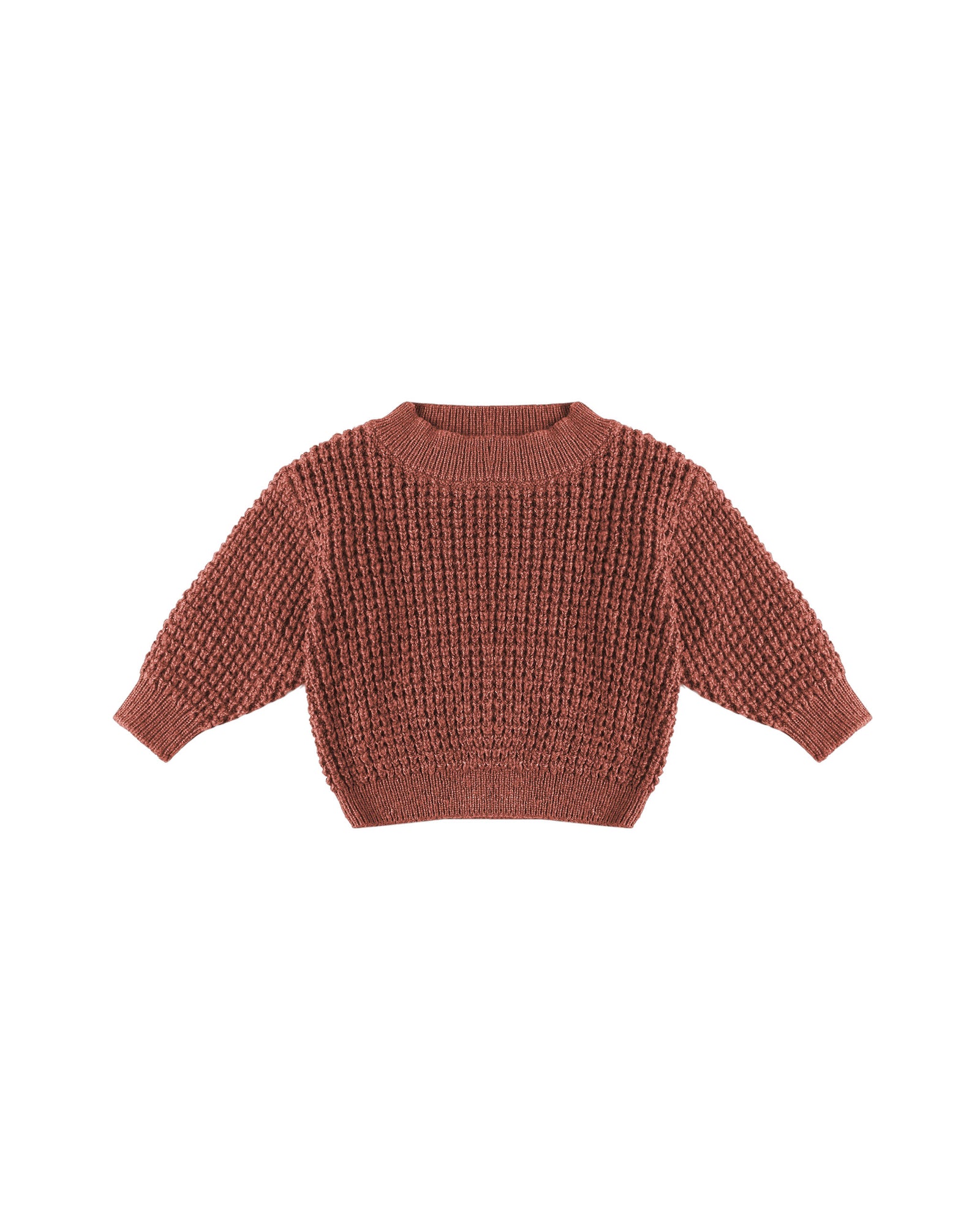 Quincy Mae Chunky Knit Sweater | Cranberry