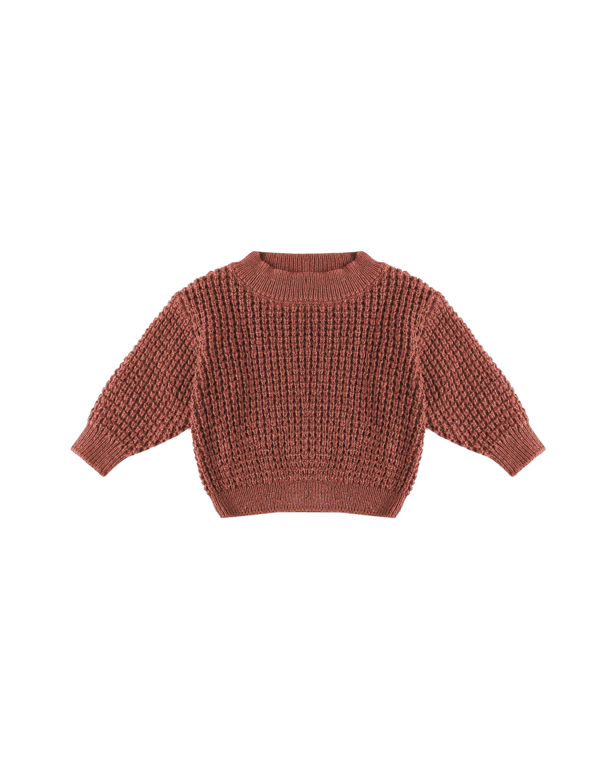 Quincy Mae Chunky Knit Sweater | Cranberry