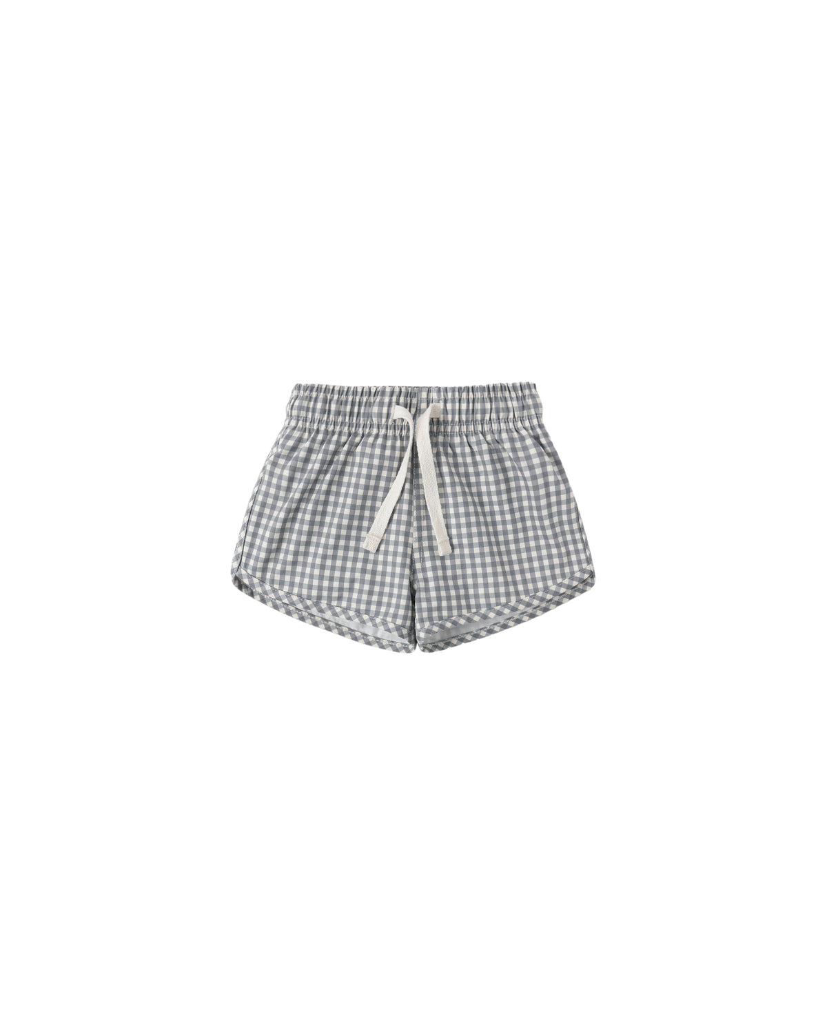 Quincy Mae Swim Short | Ocean Gingham