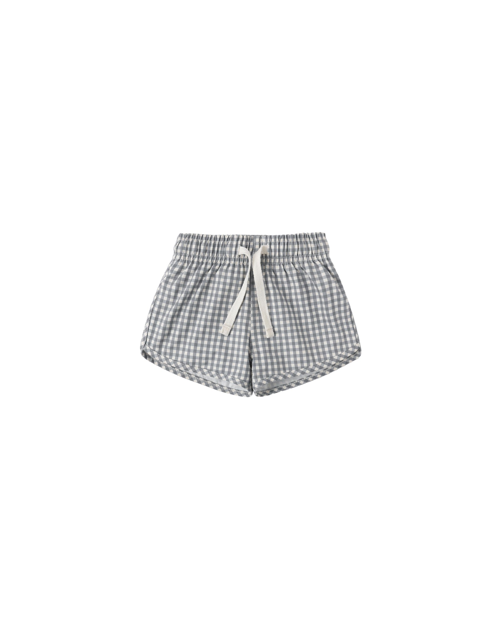 Quincy Mae Swim Short | Ocean Gingham