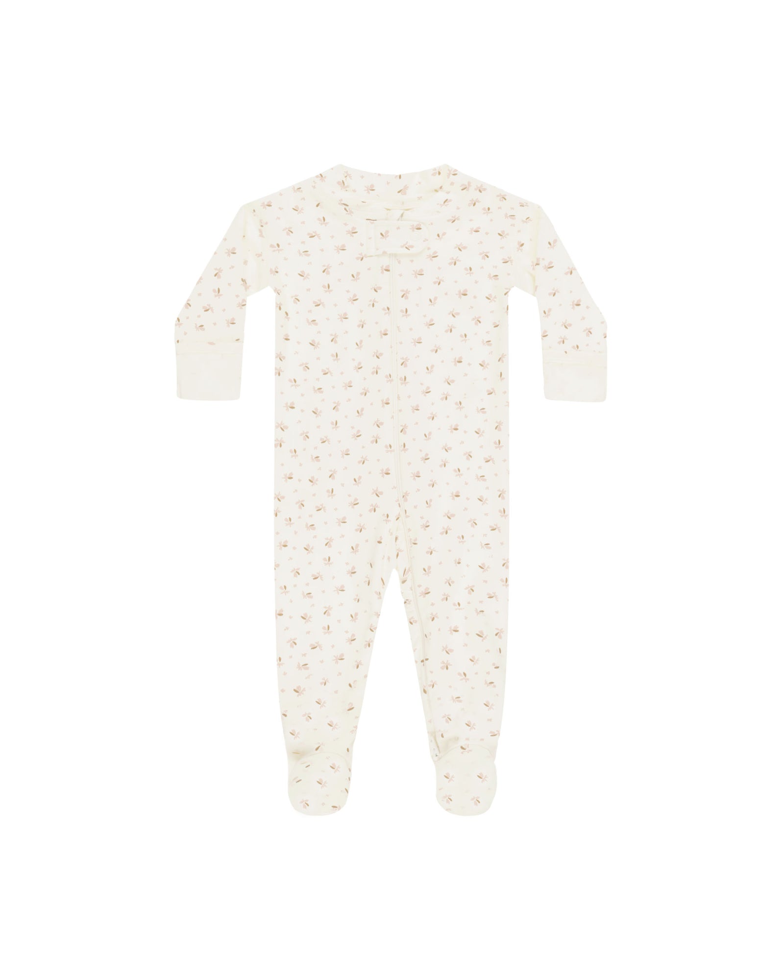 Quincy Mae Long Sleeve Sleeper Footie | Fleur