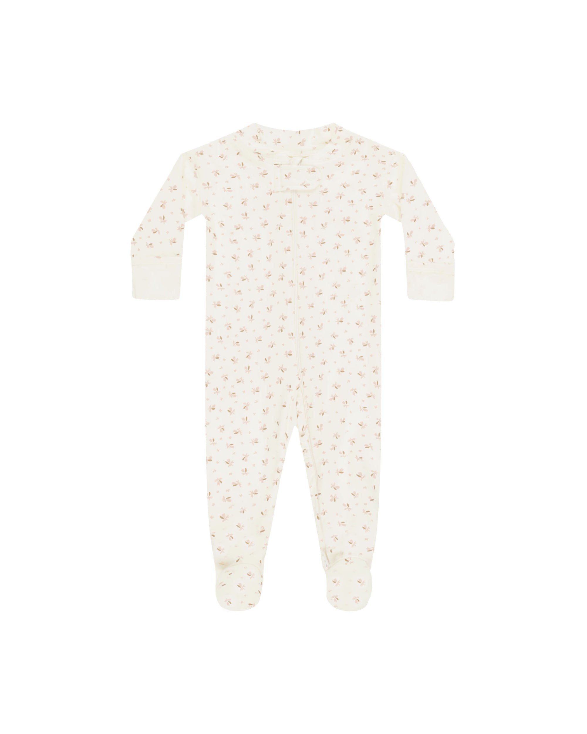 Quincy Mae Long Sleeve Sleeper Footie | Fleur