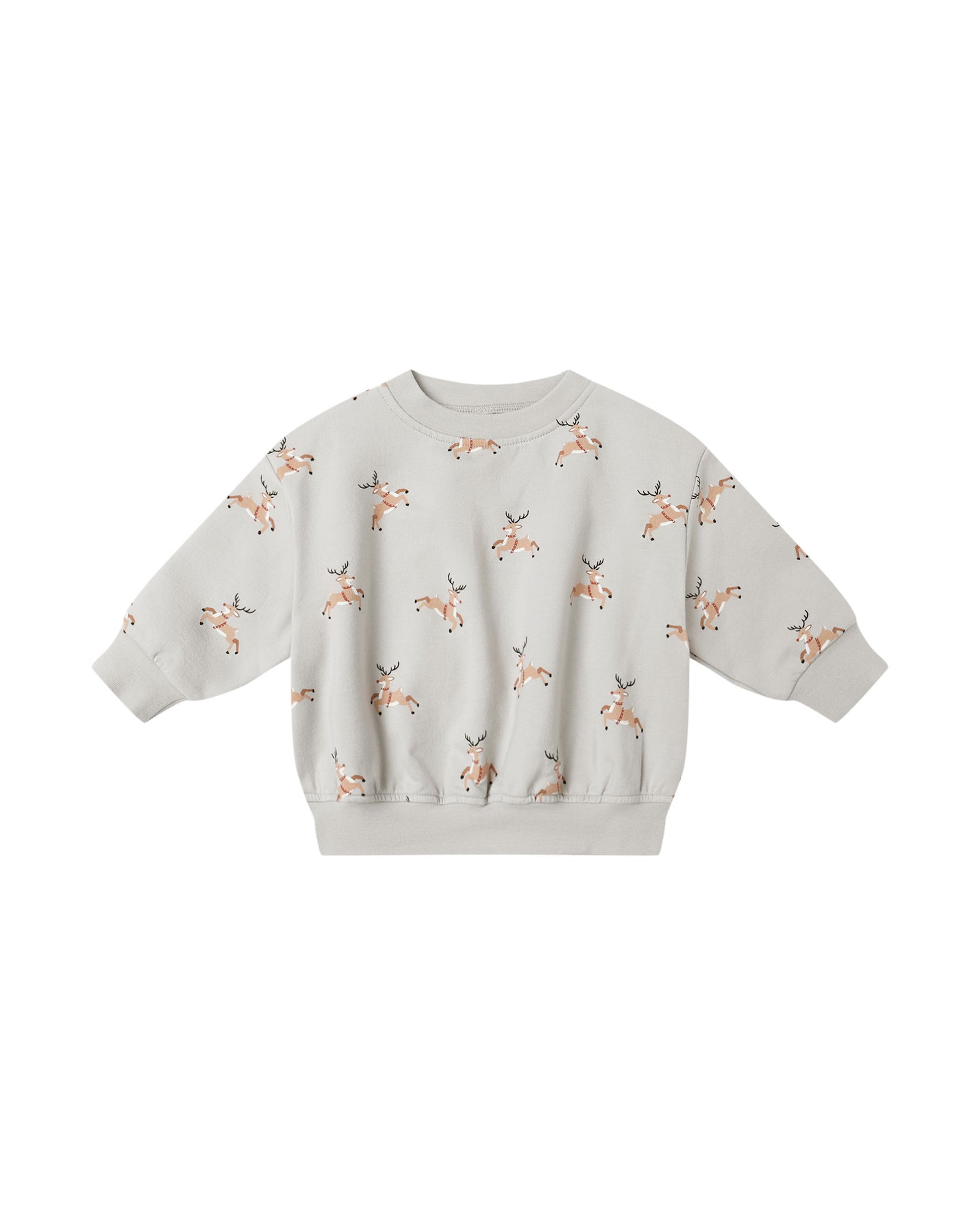 Quincy Mae Relaxed Fleece Sweatshirt | Reindeer