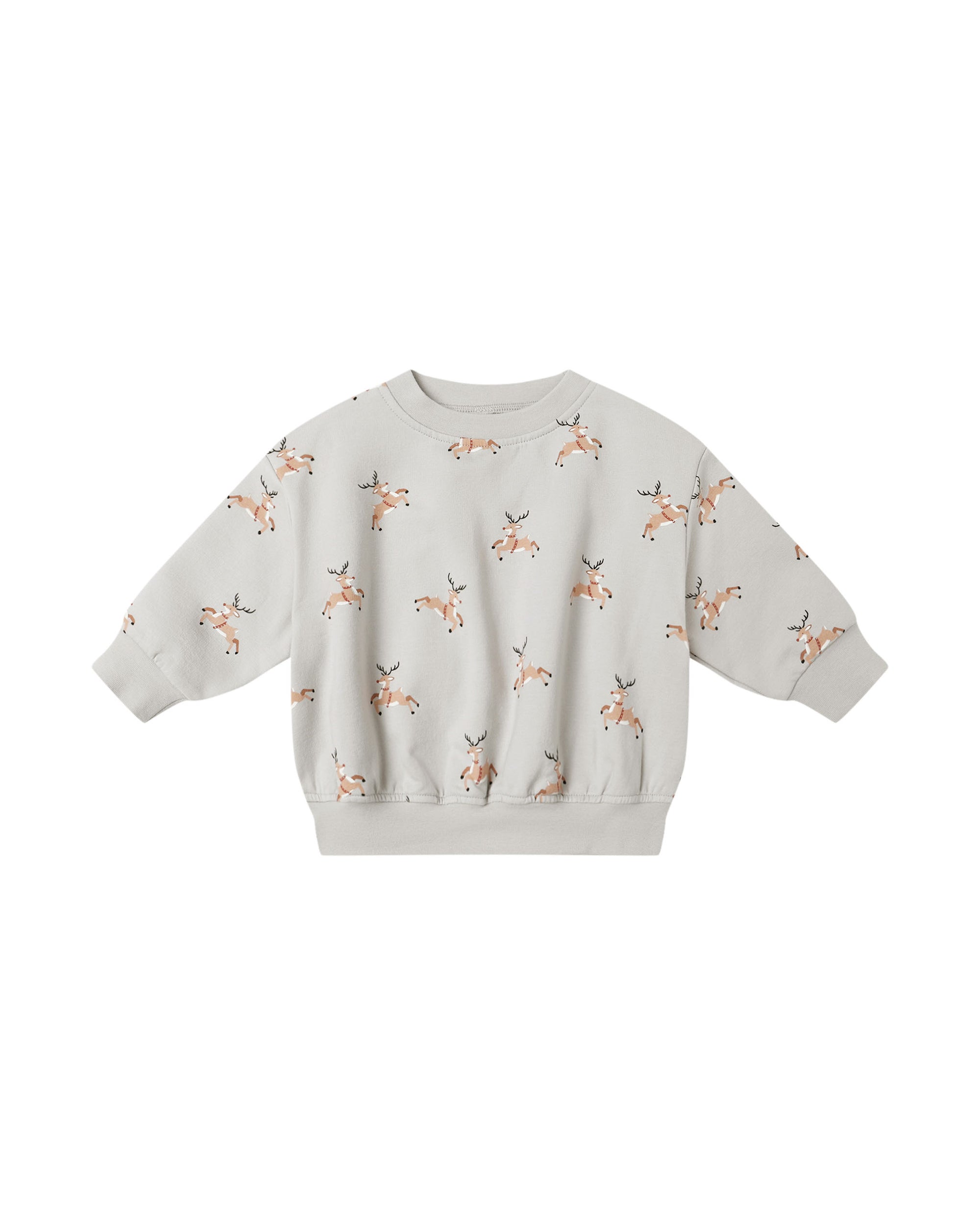 Quincy Mae Relaxed Fleece Sweatshirt | Reindeer