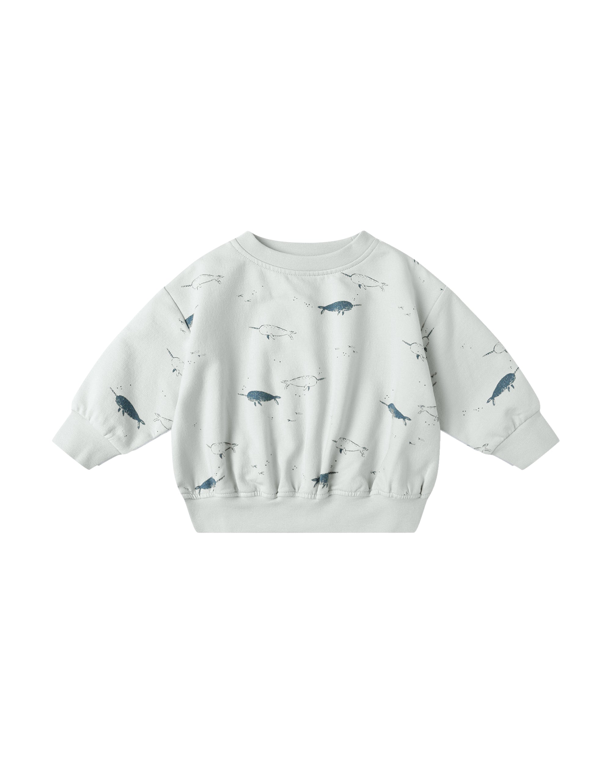Quincy Mae Relaxed Fleece Sweatshirt | Narwhals