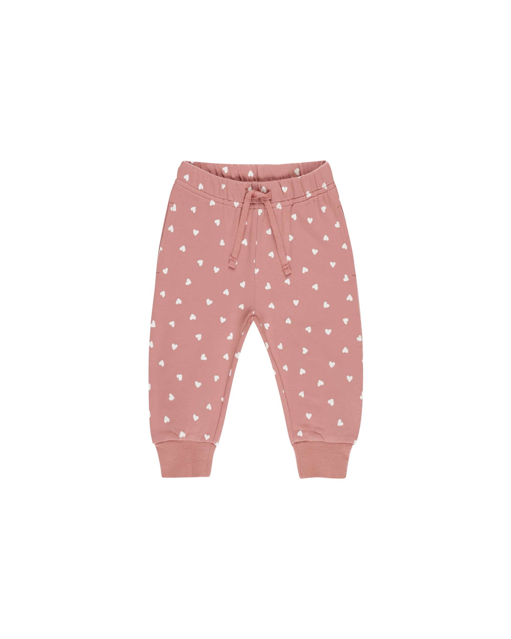 Quincy Mae Relaxed Sweatpant | Lipstick Hearts