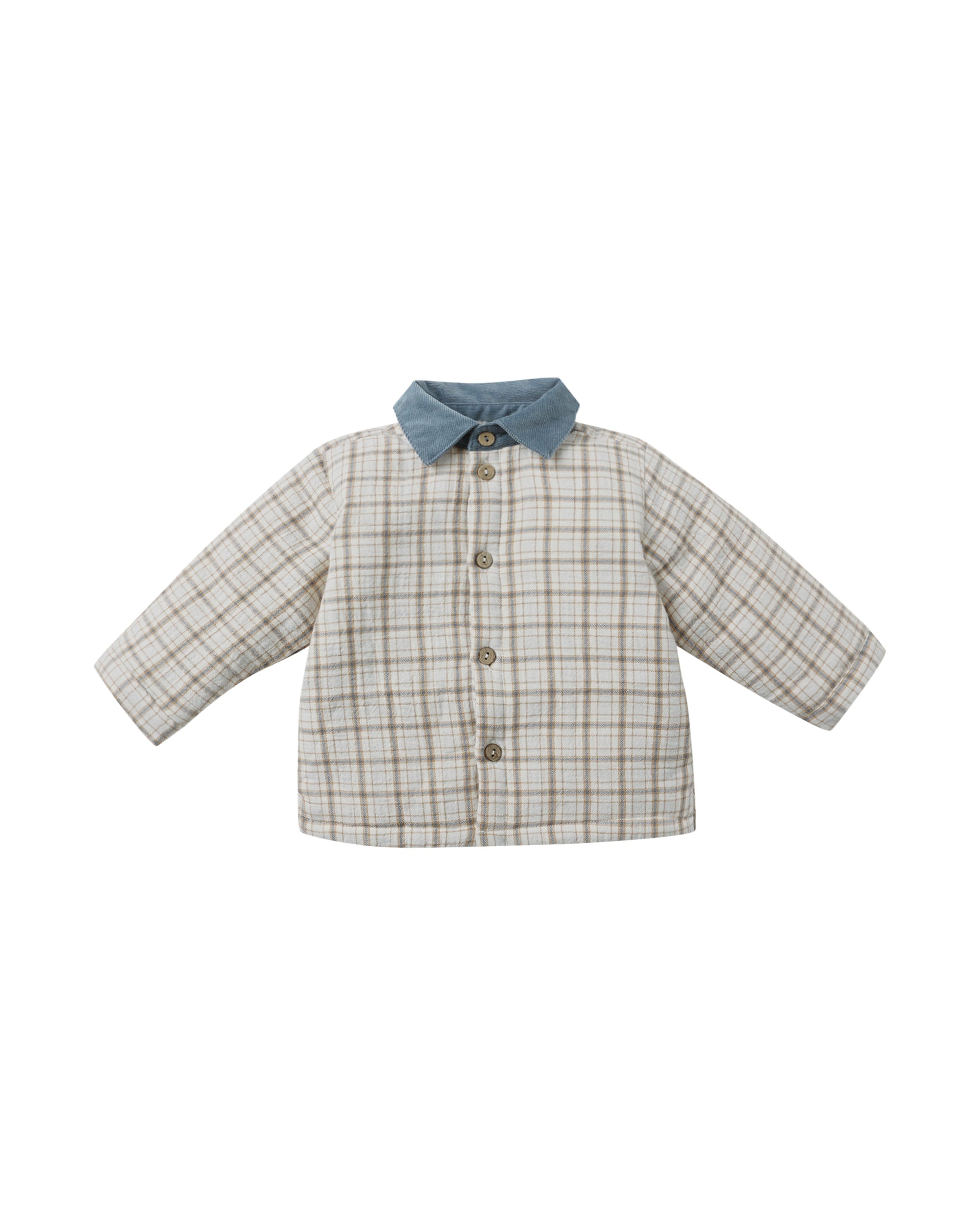 Quincy Mae Ford Jacket | Blue Plaid