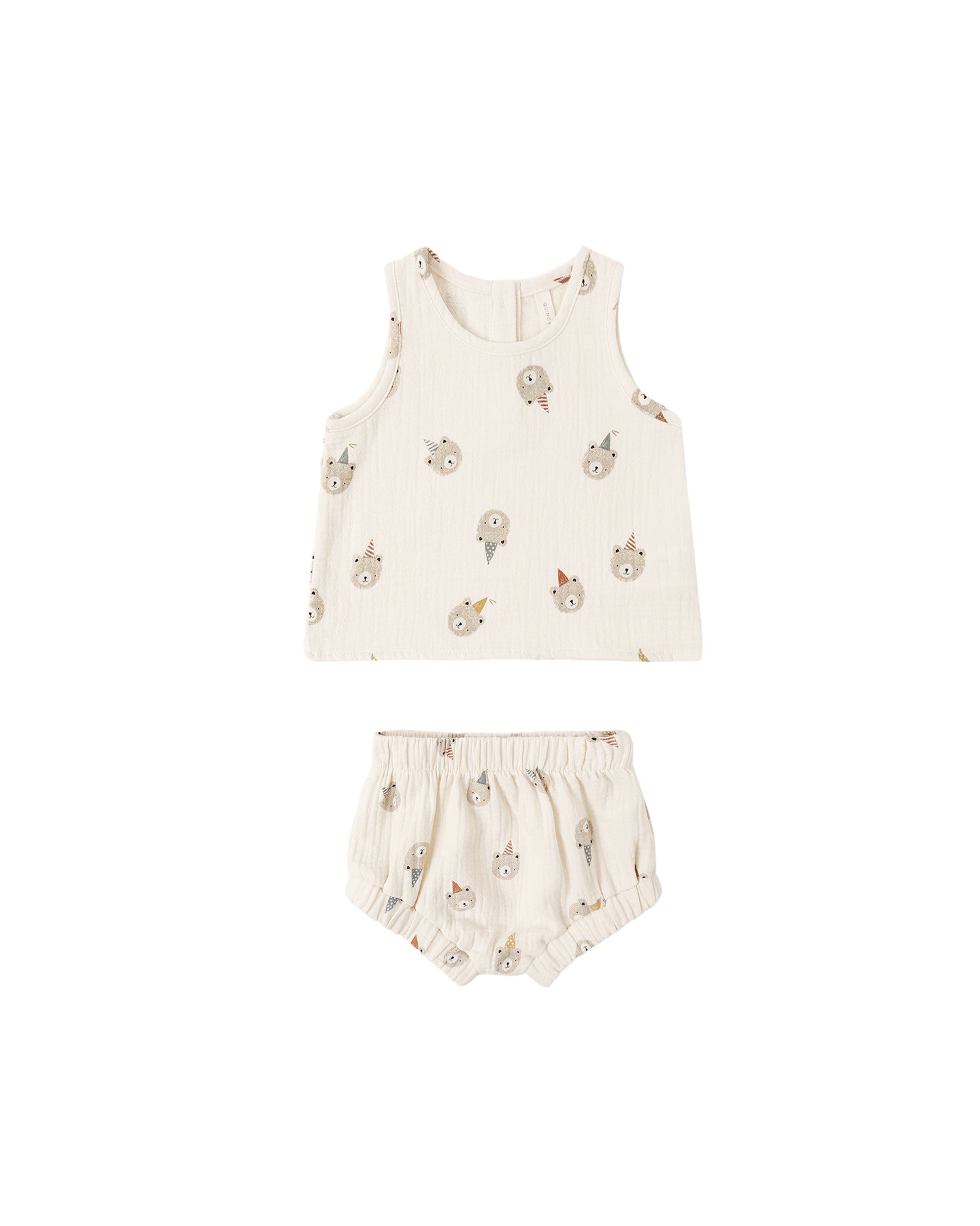 Quincy Mae Woven Tank Set | Party Bears