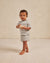 Quincy Mae Pocket Tee + Short Set | Lagoon Stripe