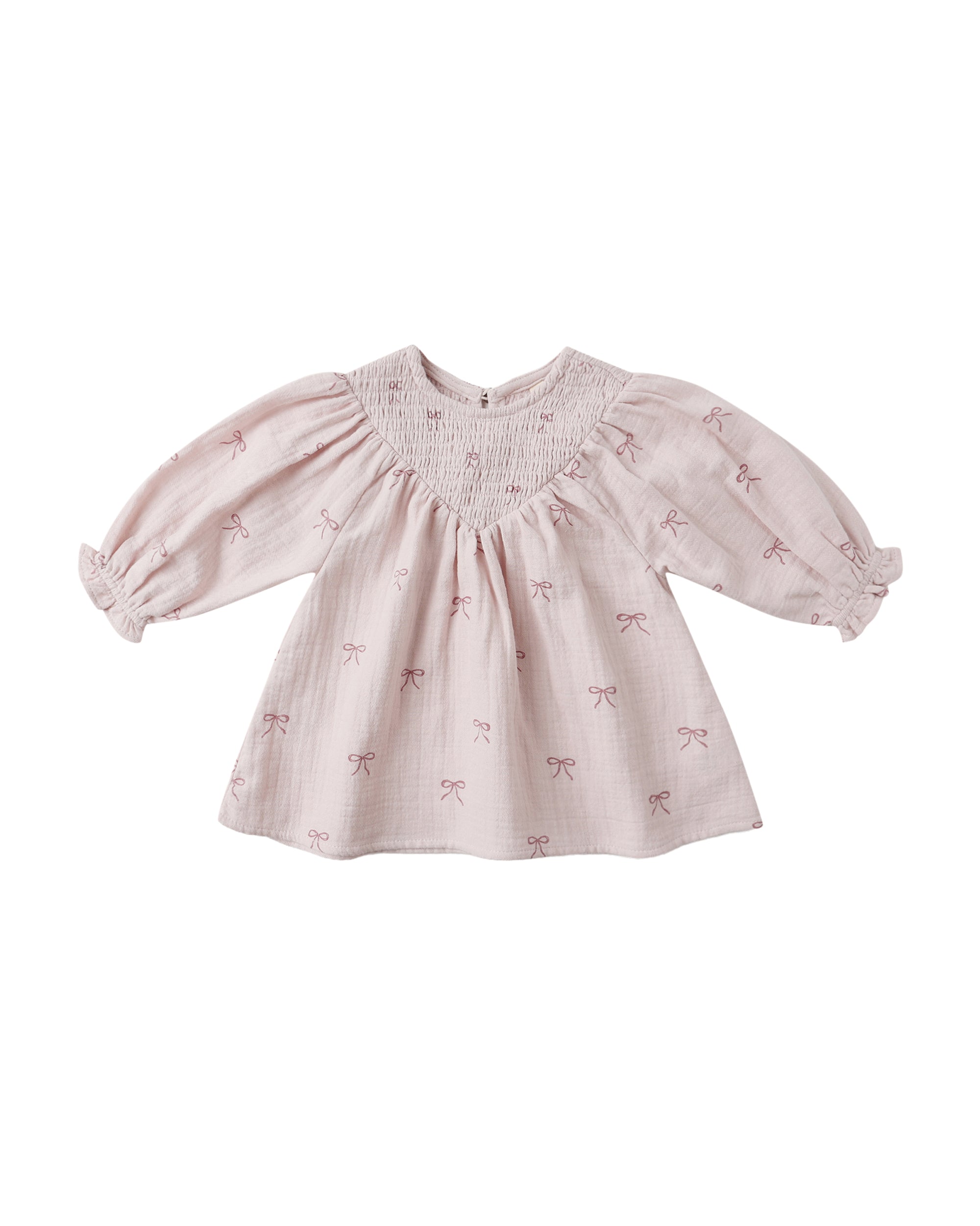 Quincy Mae V Smocked Dress | Bows
