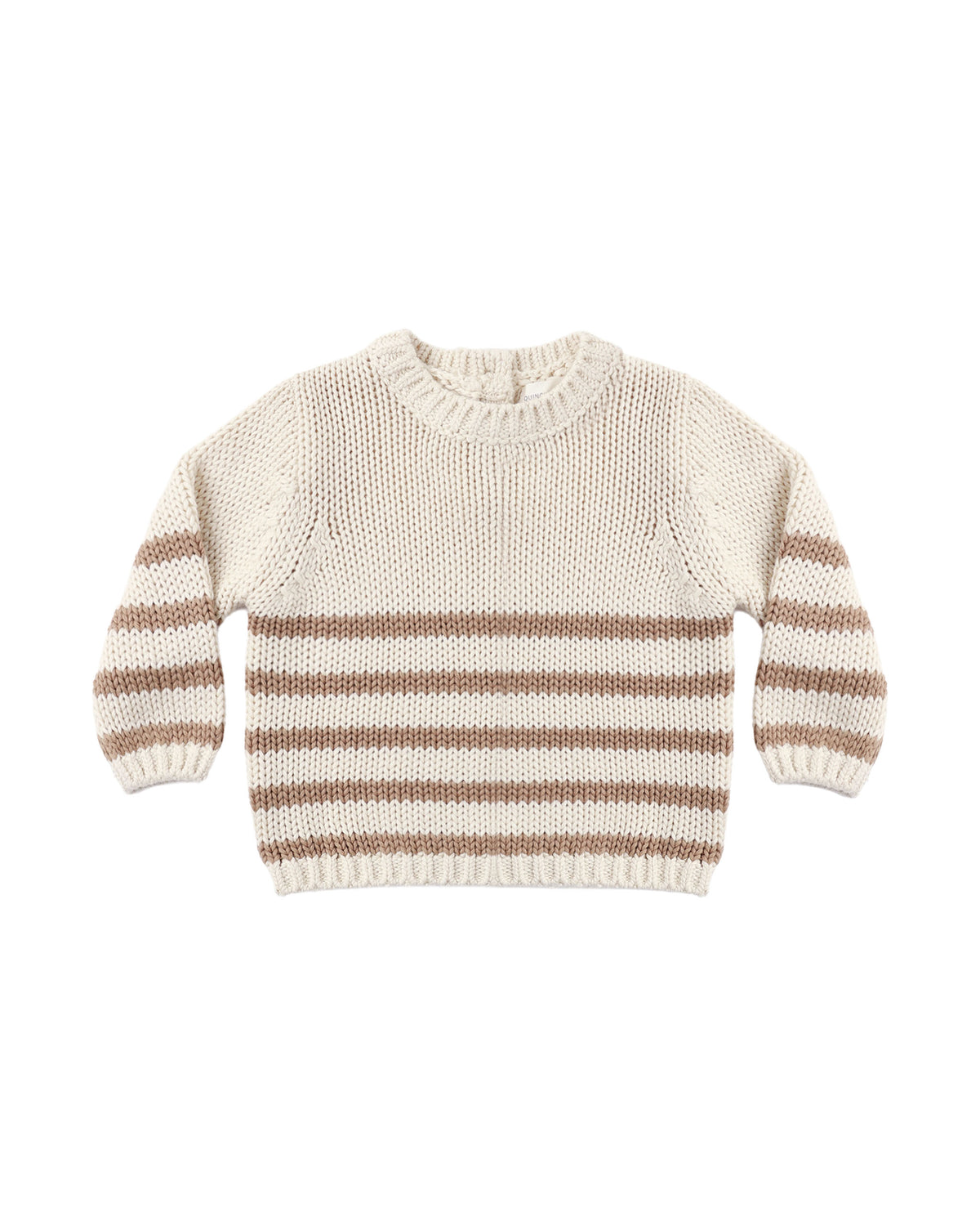 Quincy Mae Rex Sweater | Almond Stripe