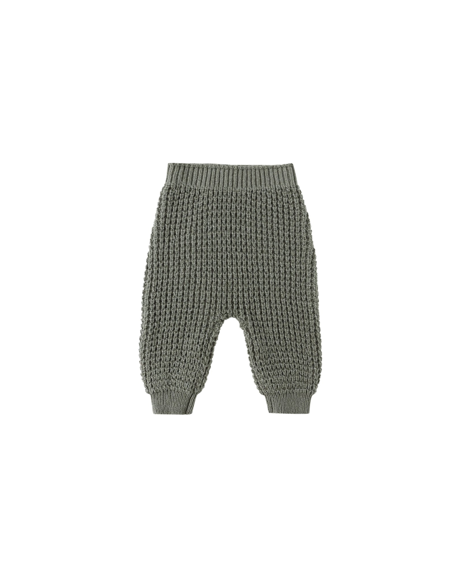 Quincy Mae Chunky Knit Pant | Forest
