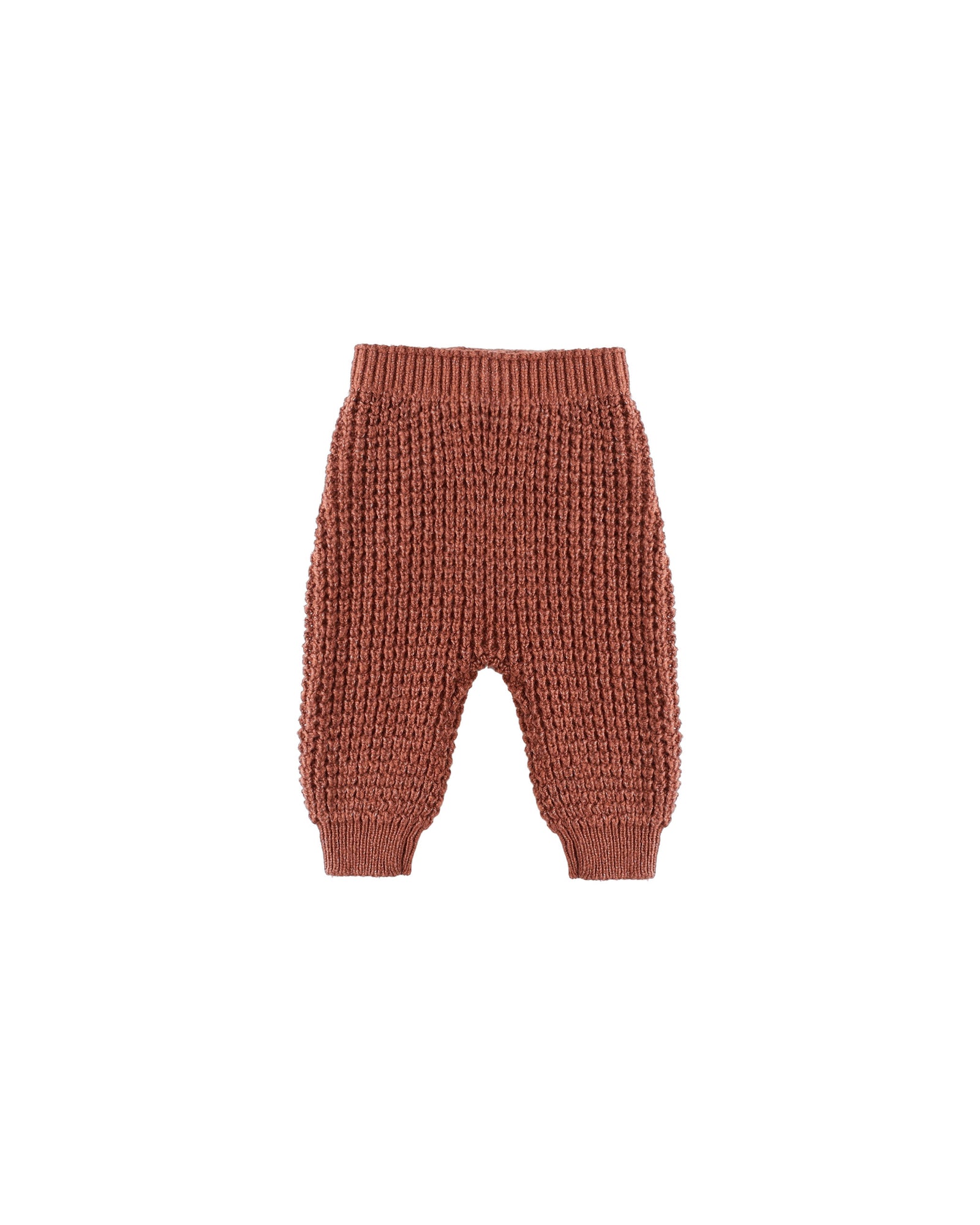 Quincy Mae Chunky Knit Pant | Cranberry