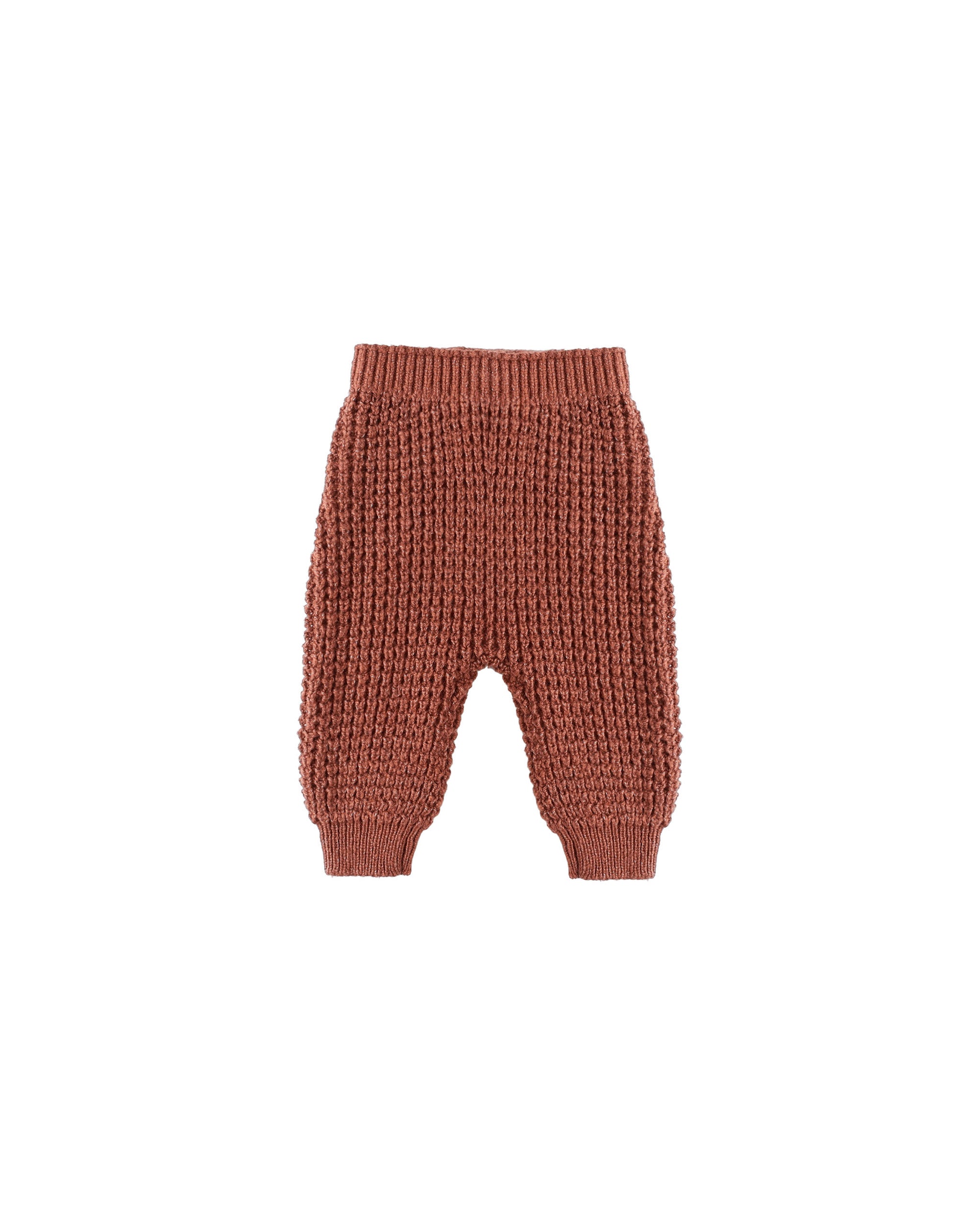 Quincy Mae Chunky Knit Pant | Cranberry
