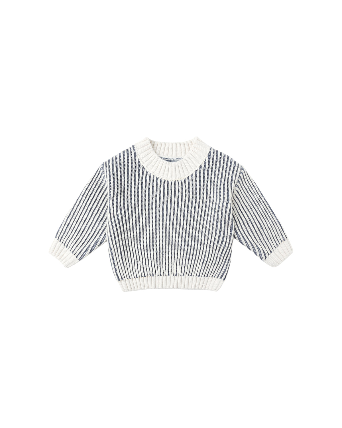 Quincy Mae Relaxed Knit Sweater | Ocean
