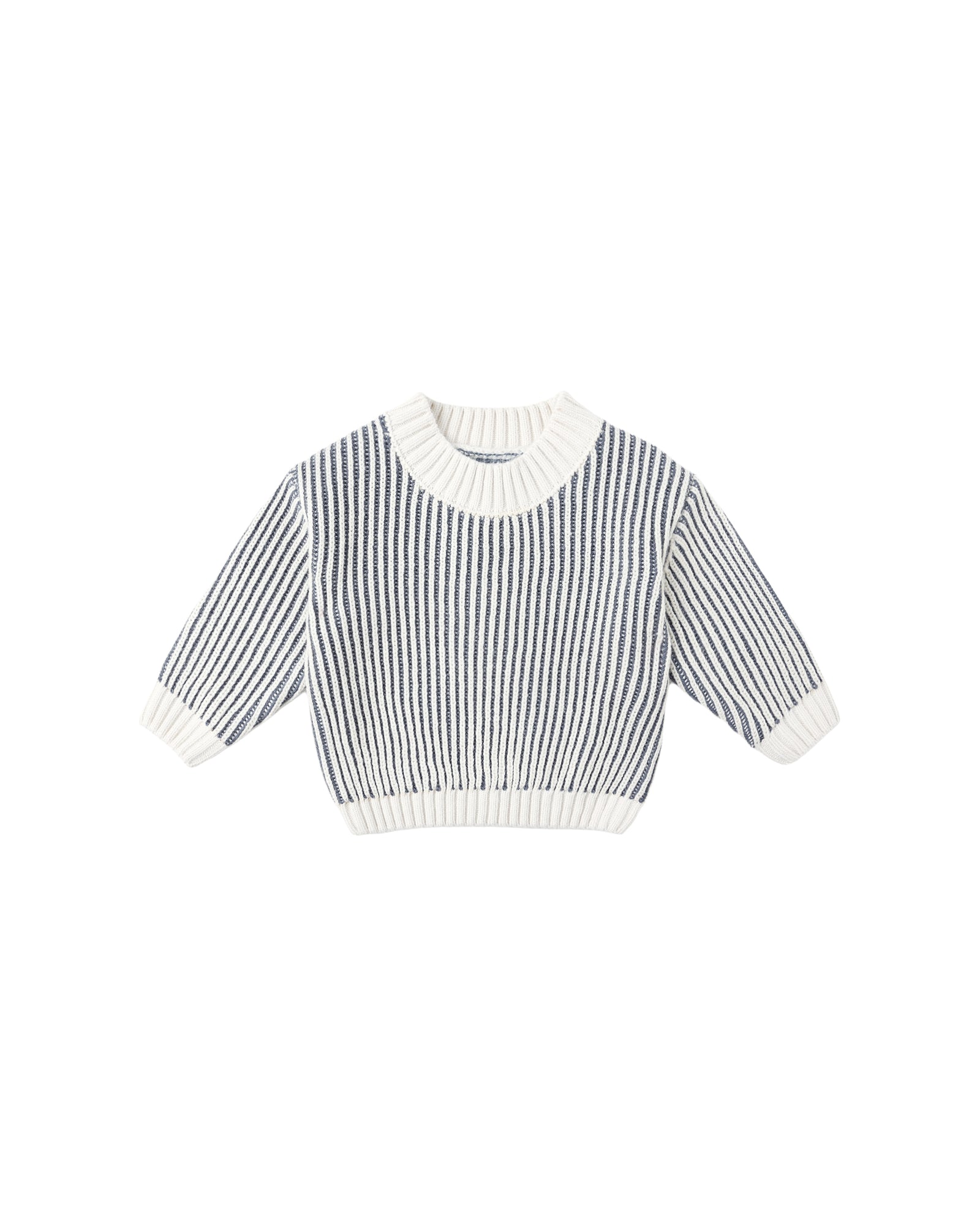 Quincy Mae Relaxed Knit Sweater | Ocean
