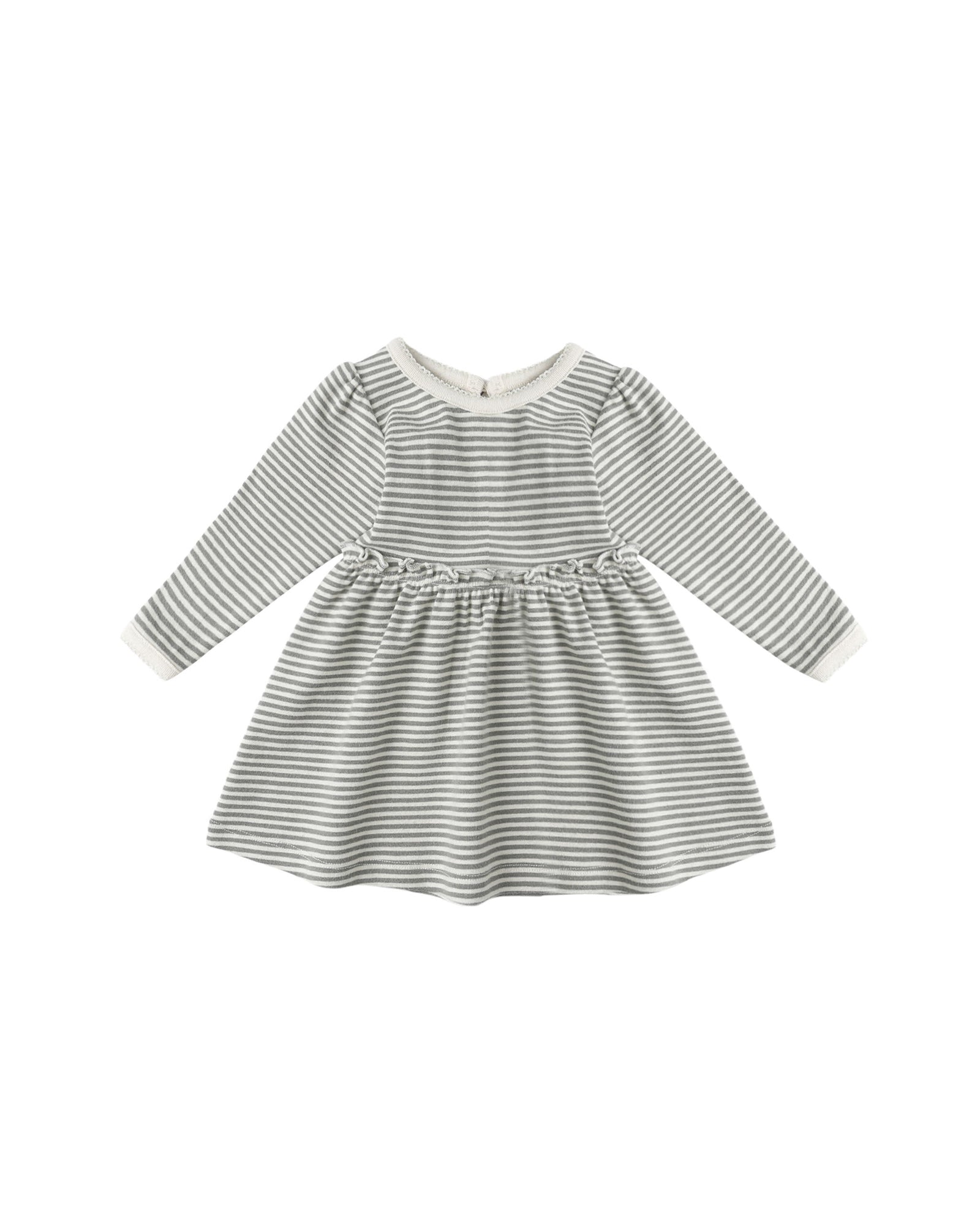 Quincy Mae Alda Dress | Forest Stripe