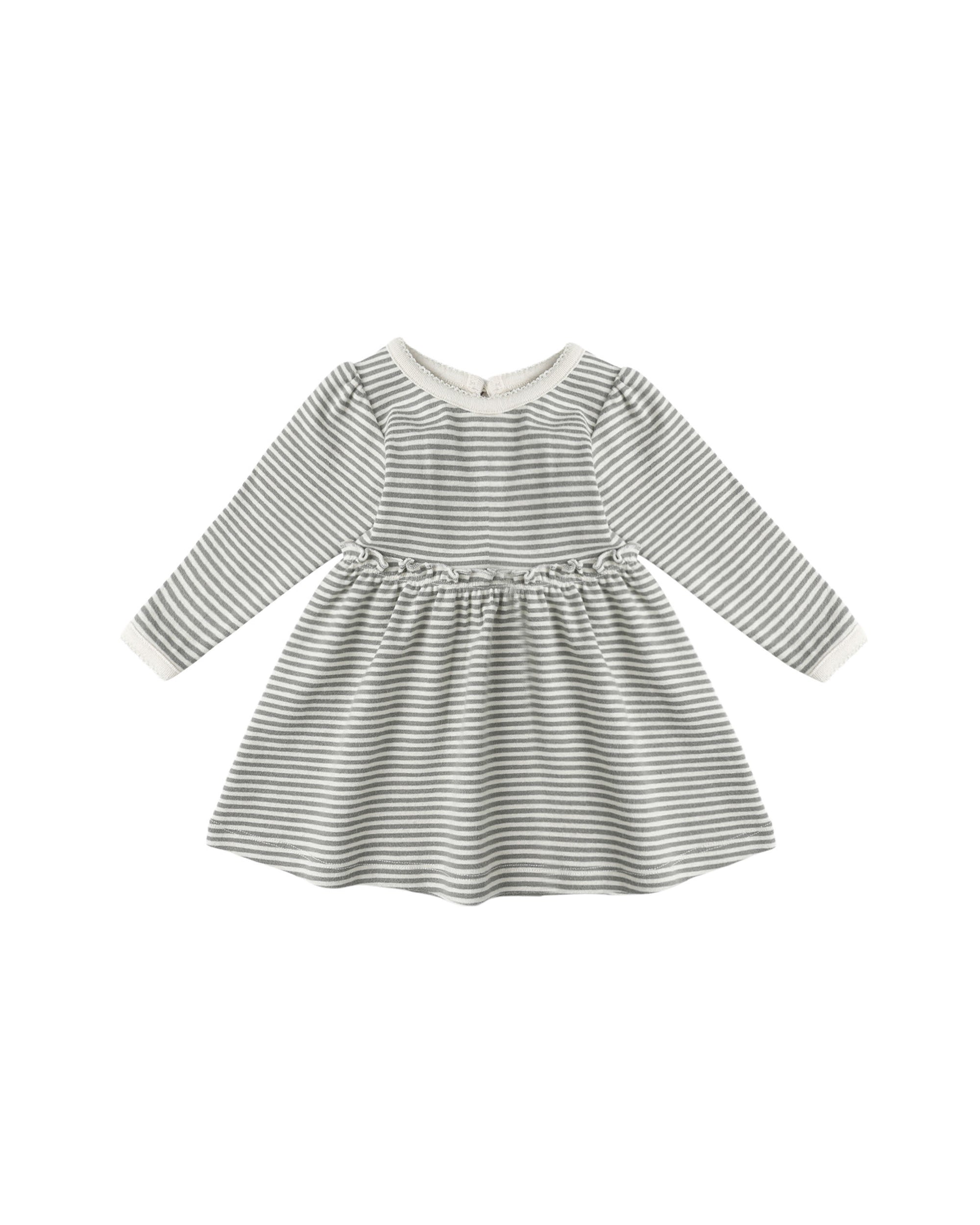 Quincy Mae Alda Dress | Forest Stripe