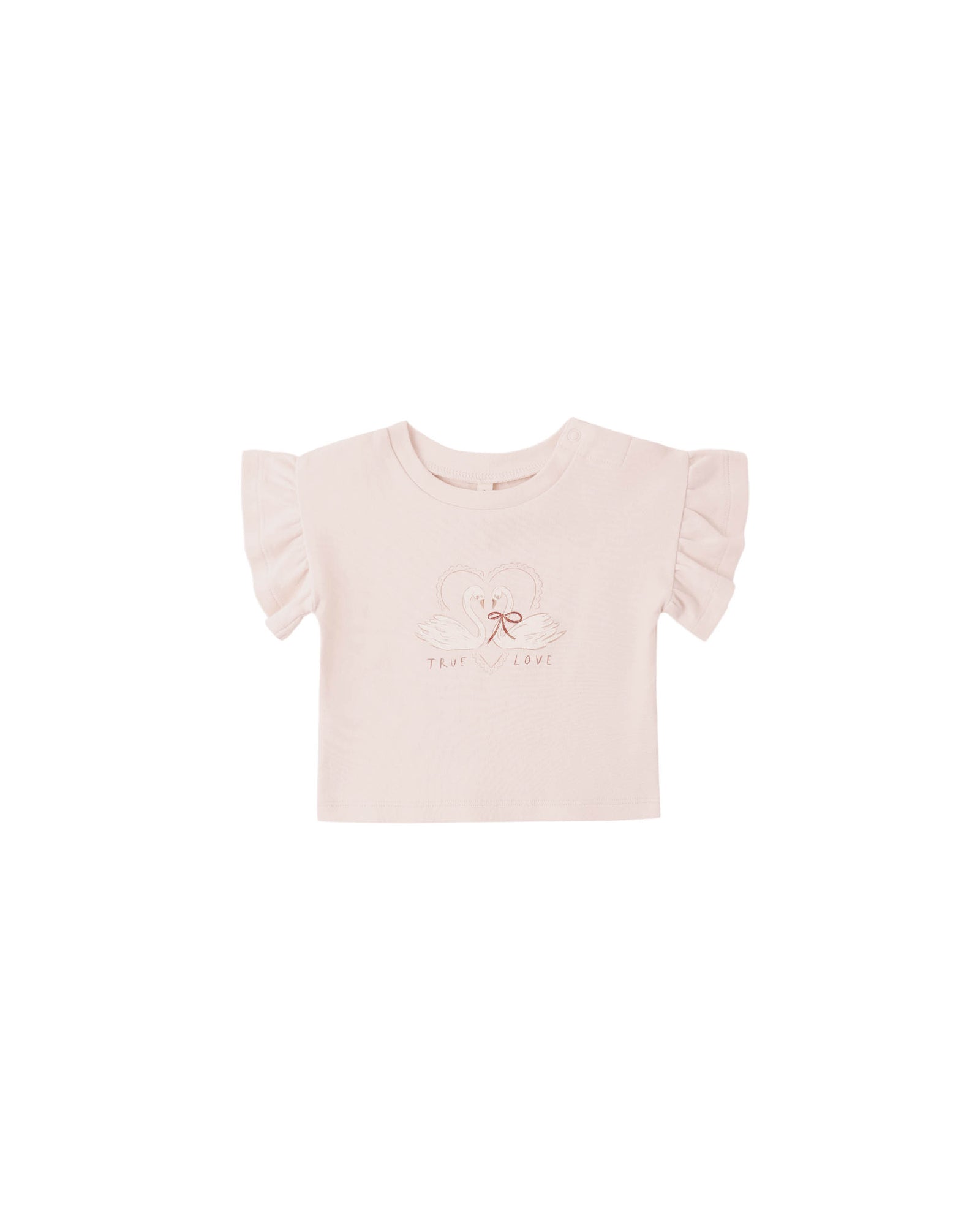 Quincy Mae Flutter Tee | Swan
