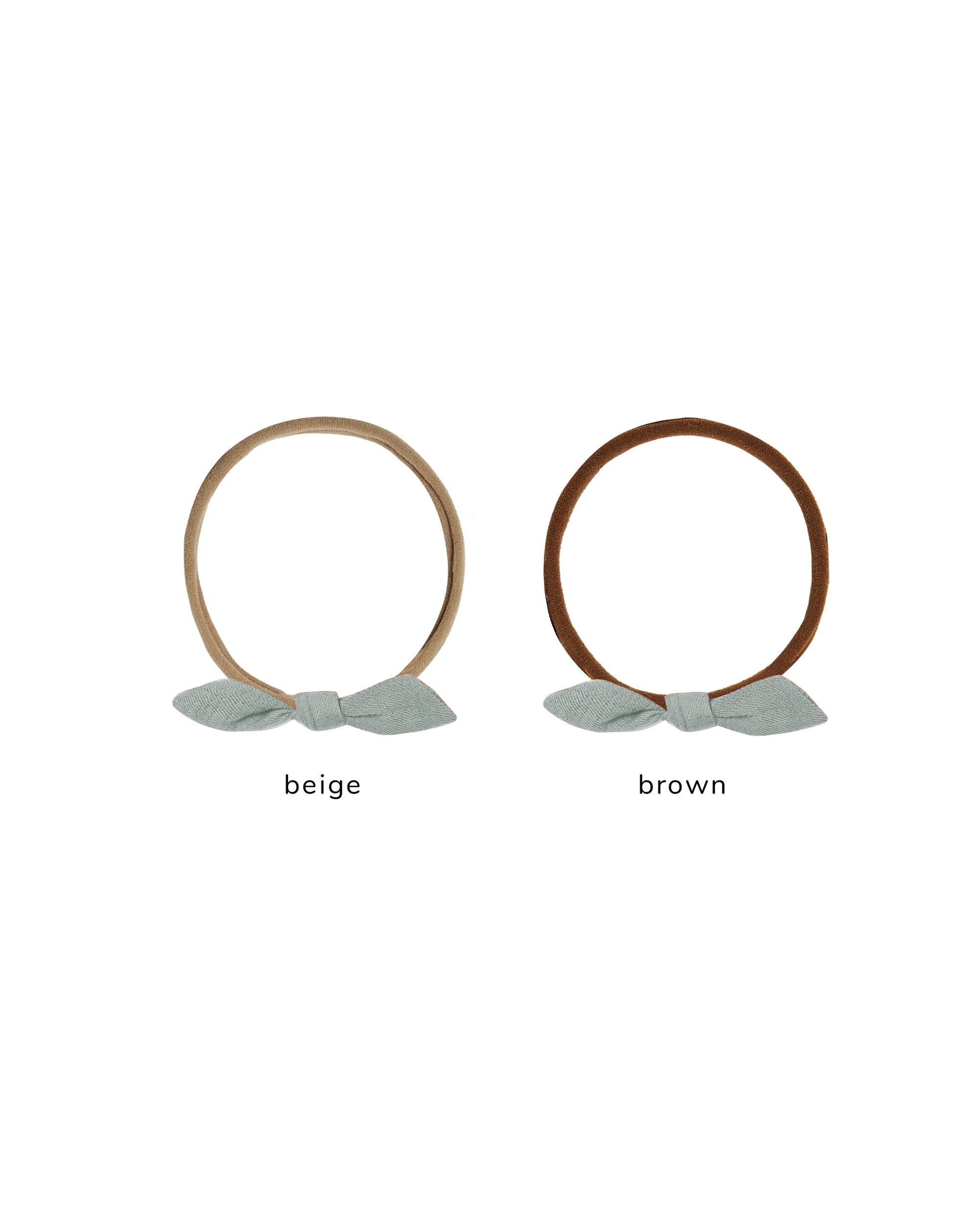 Quincy Mae Little Knot Headband | Steel Blue