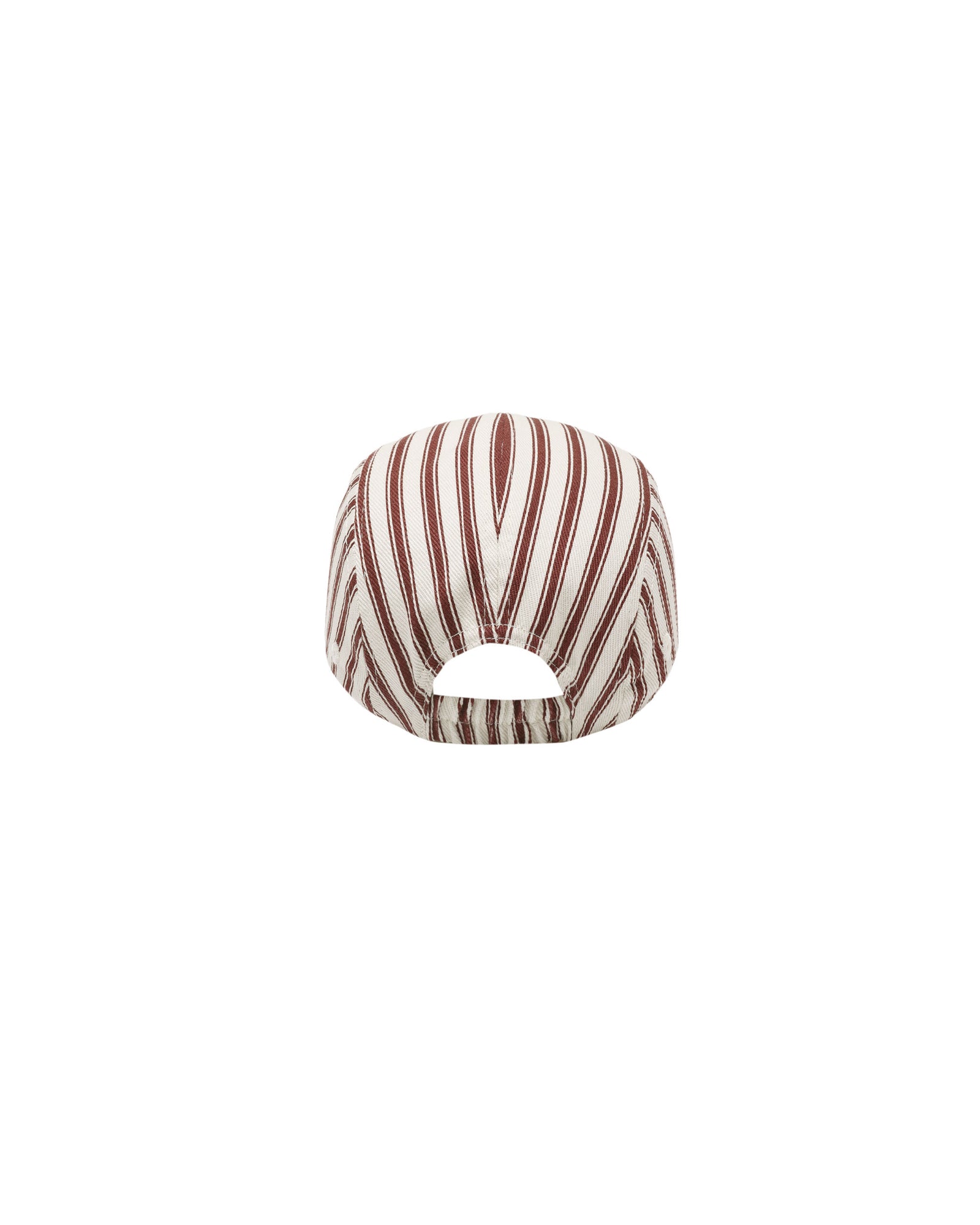 Quincy Mae Baby Cap | Black Cherry Pinstripe
