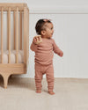 Quincy Mae Ribbed Tee and Legging Set | Bows