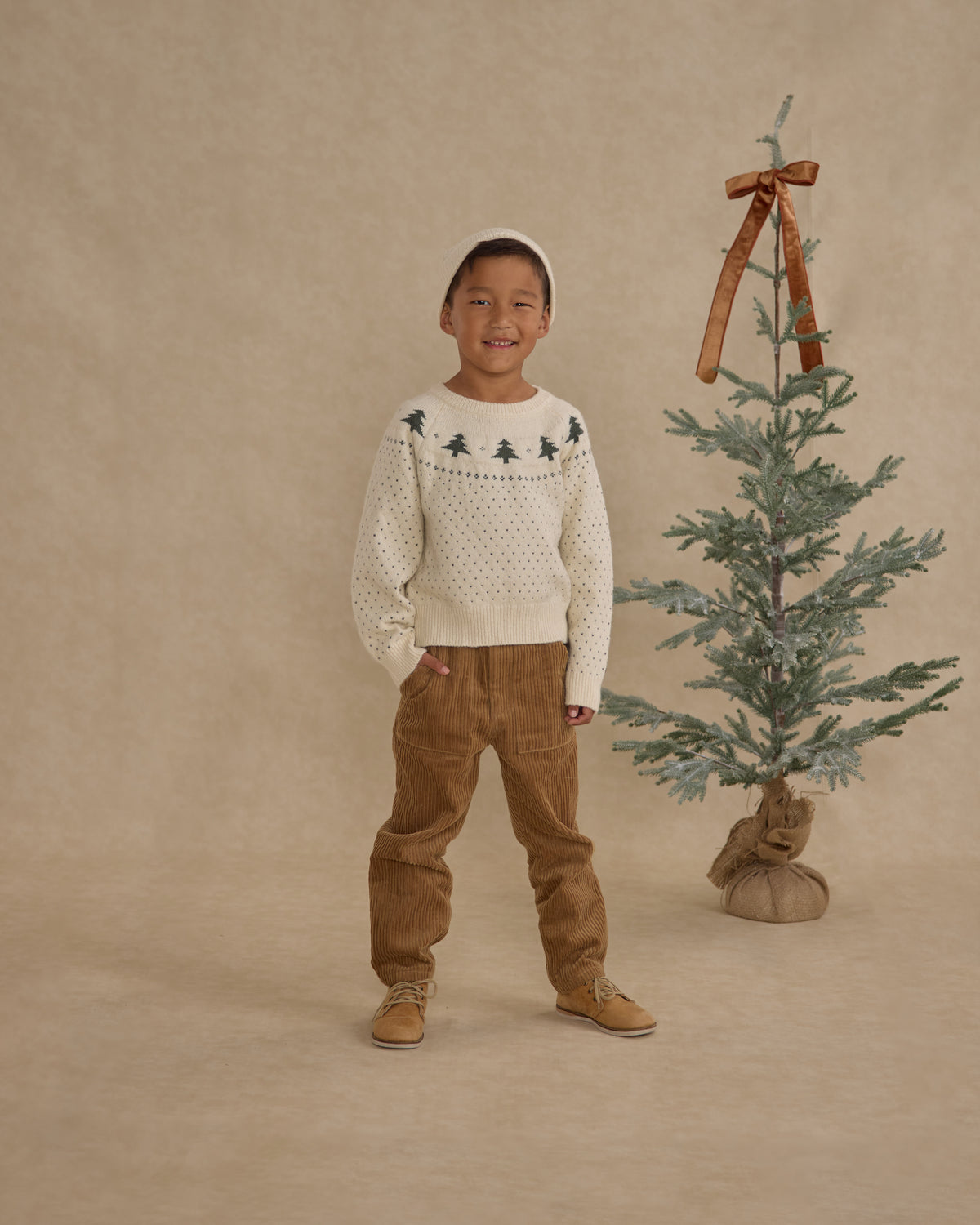 Rylee + Cru Fair Isle Sweater | Trees
