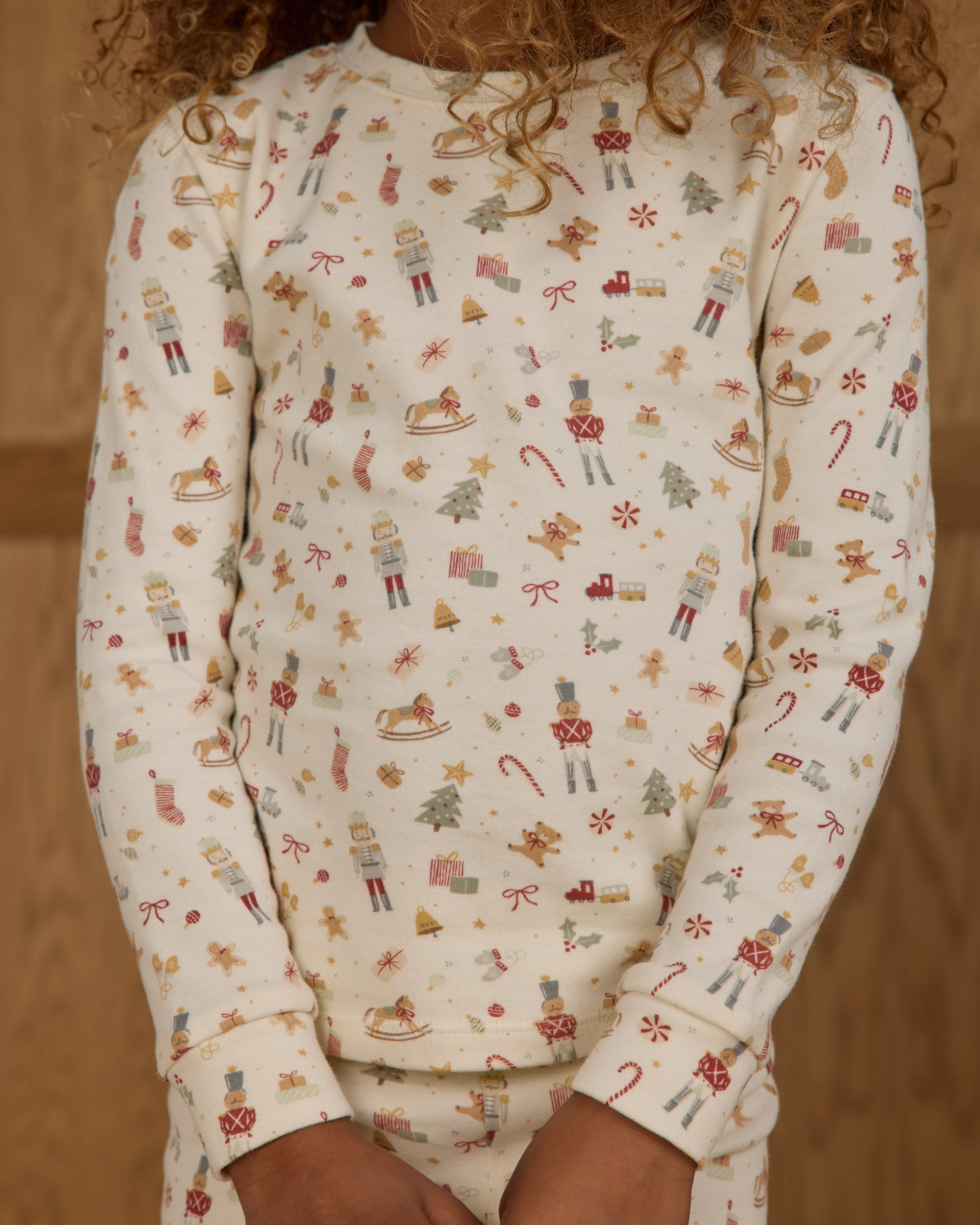 Rylee + Cru Organic Longsleeve Pajama Set | Festive
