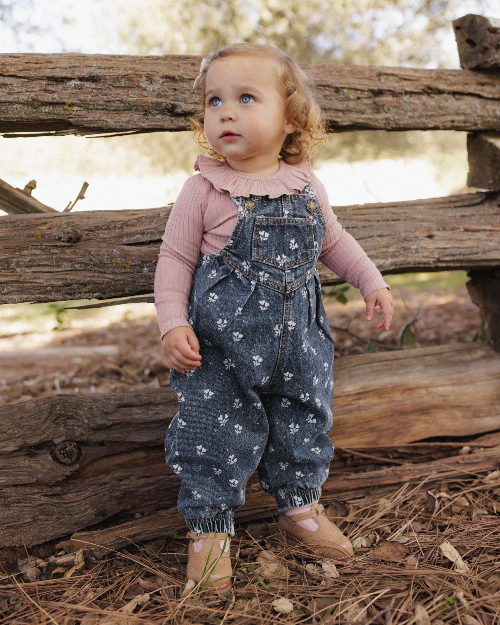 Rylee + Cru Ruffle Collar Bodysuit | Rosewood