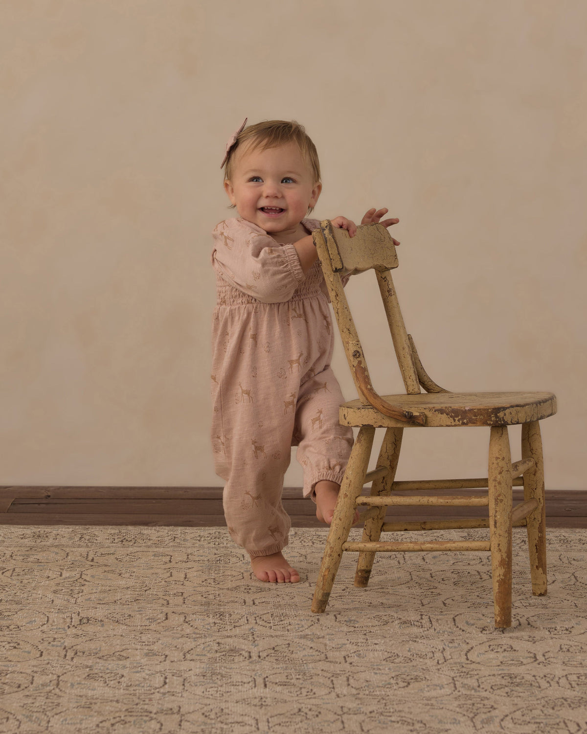 Rylee + Cru Bow Set | Blush