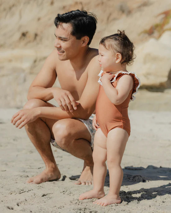 Rylee + Cru Margaret One-Piece | Poppy