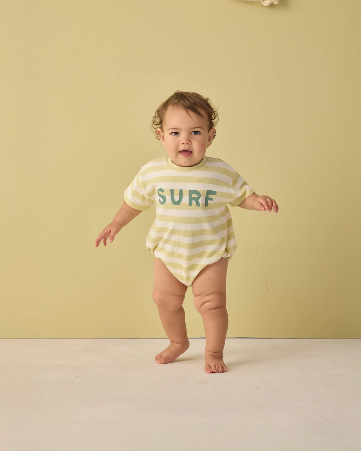 Rylee + Cru Relaxed Bubble Romper | Surf