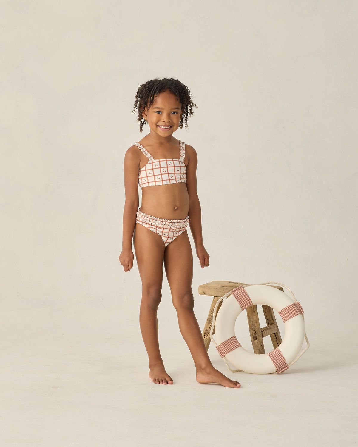 Rylee + Cru Rouched Bikini | Cherry Check